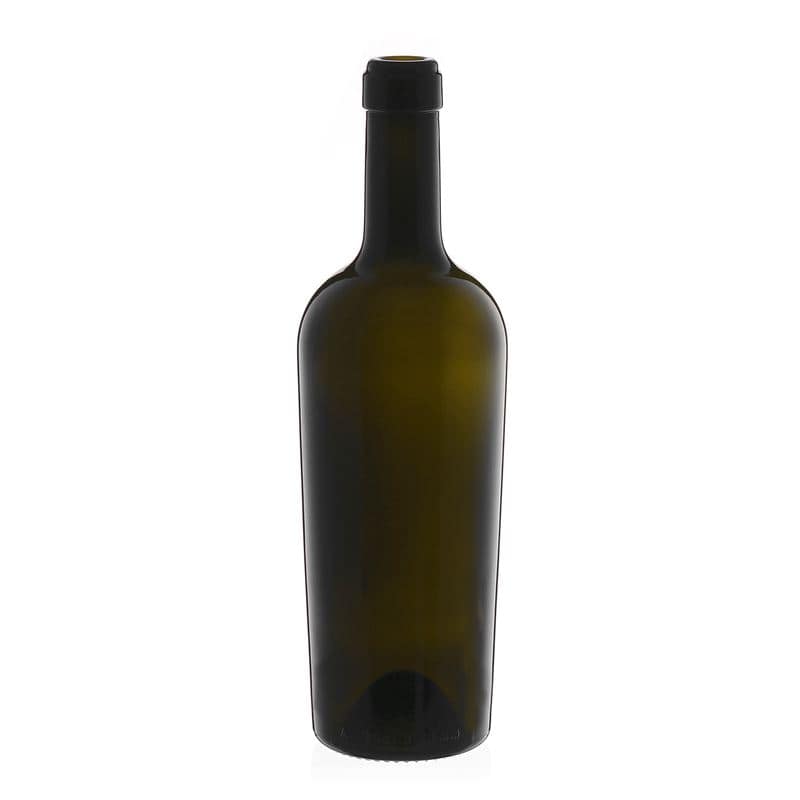 Botella de vino 'Imperiale' de 750 ml, verde antiguo, boca: corcho