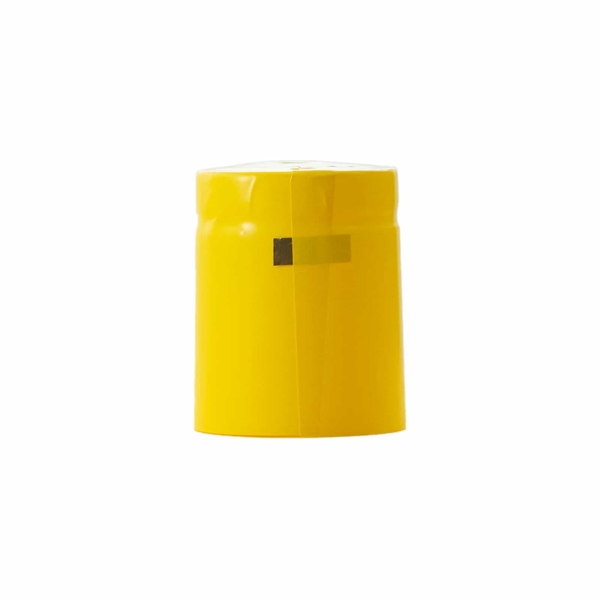 Cápsula termoencogible 32x41, plástico de PVC, amarillo
