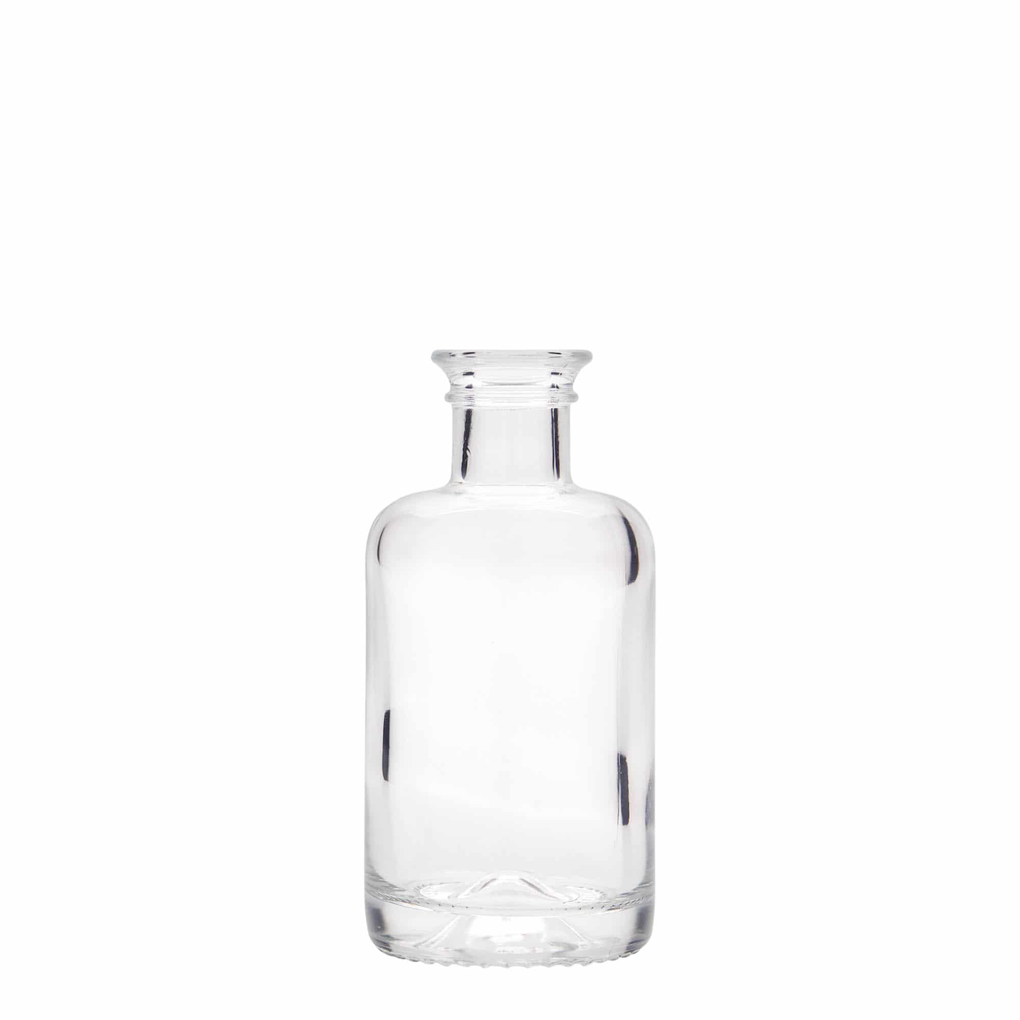 Botella de vidrio de farmacia de 100 ml, boca: corcho