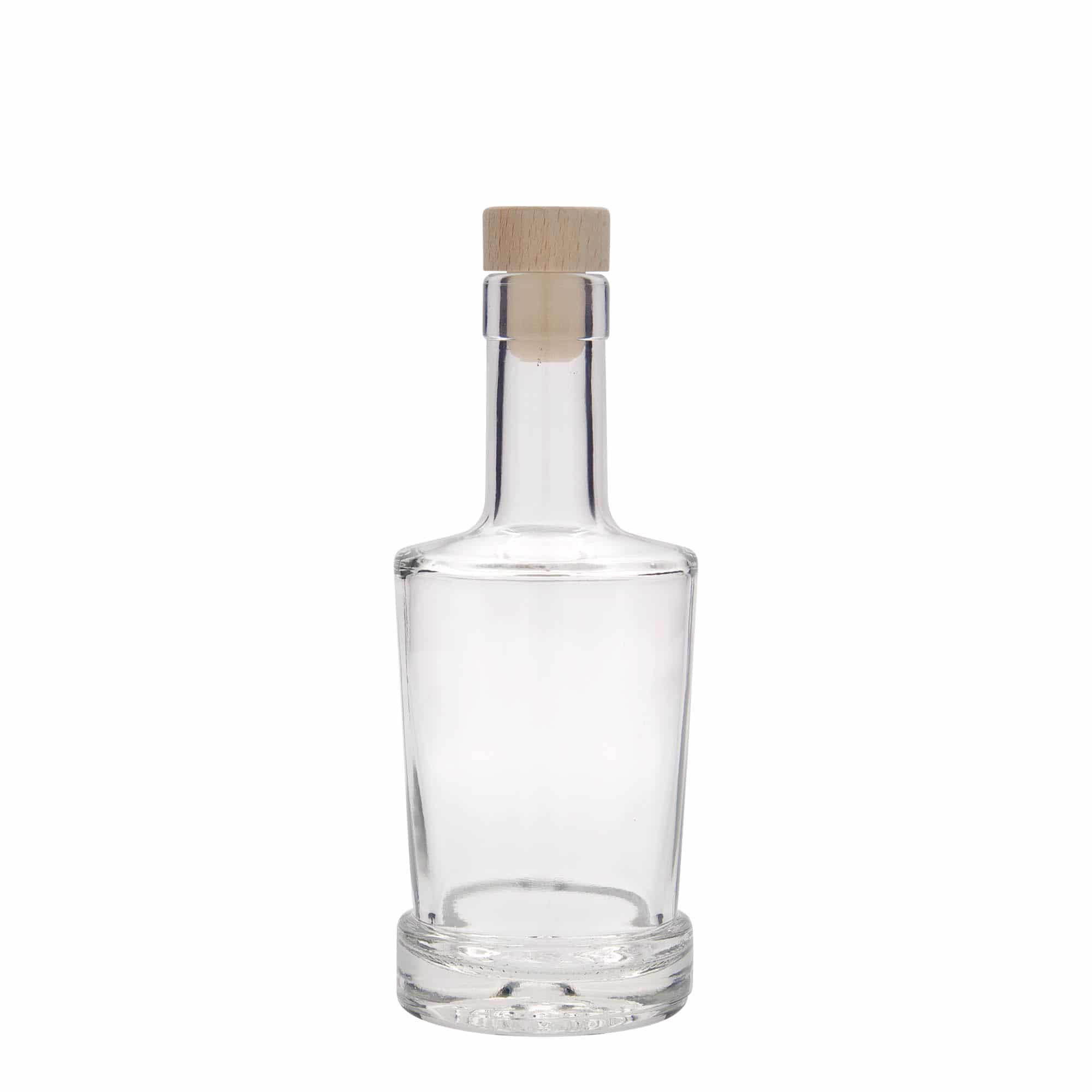 Botella de vidrio 'Deborah' de 250 ml, boca: corcho