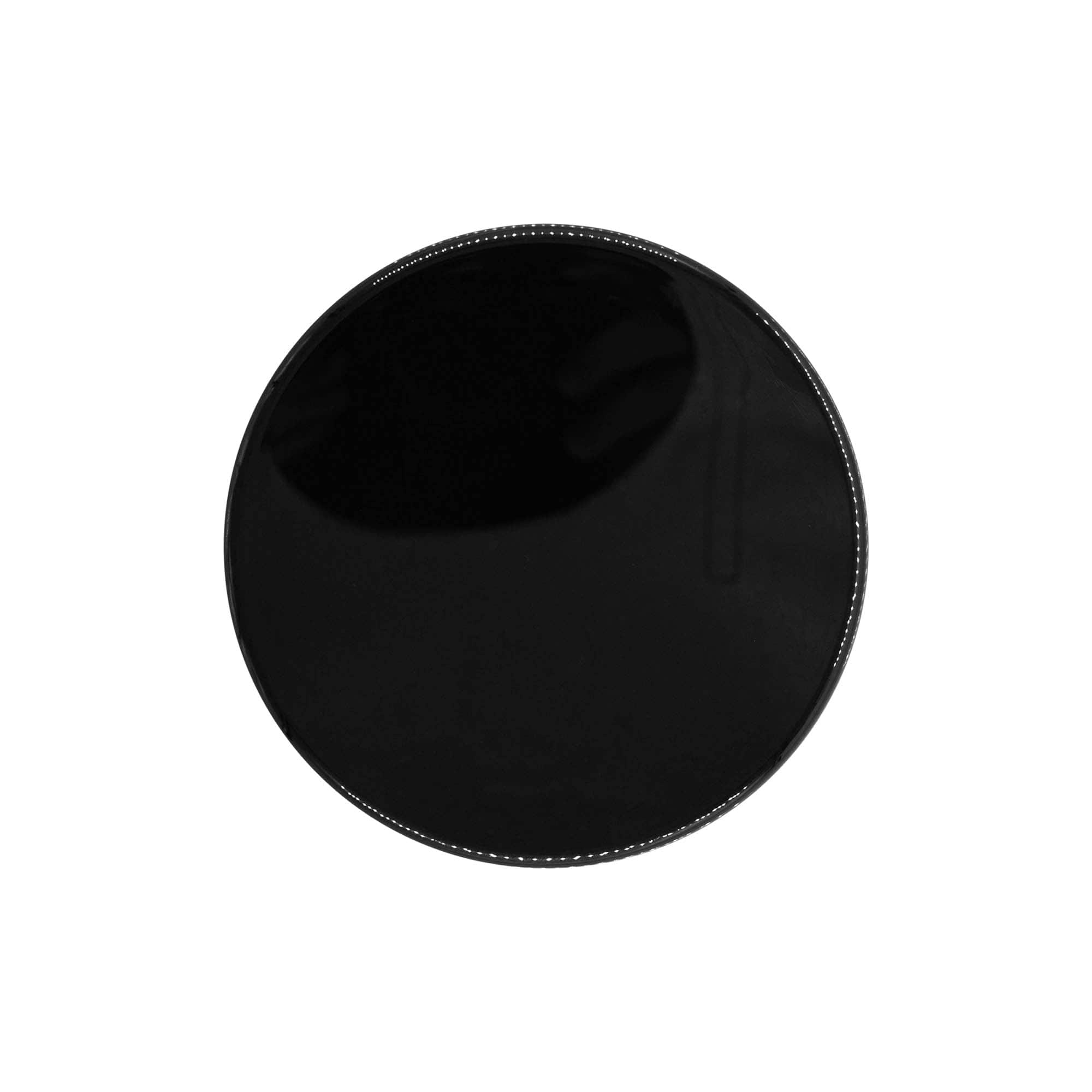 Tapón de rosca, plástico de PP, negro, para boca: GPI 100/400