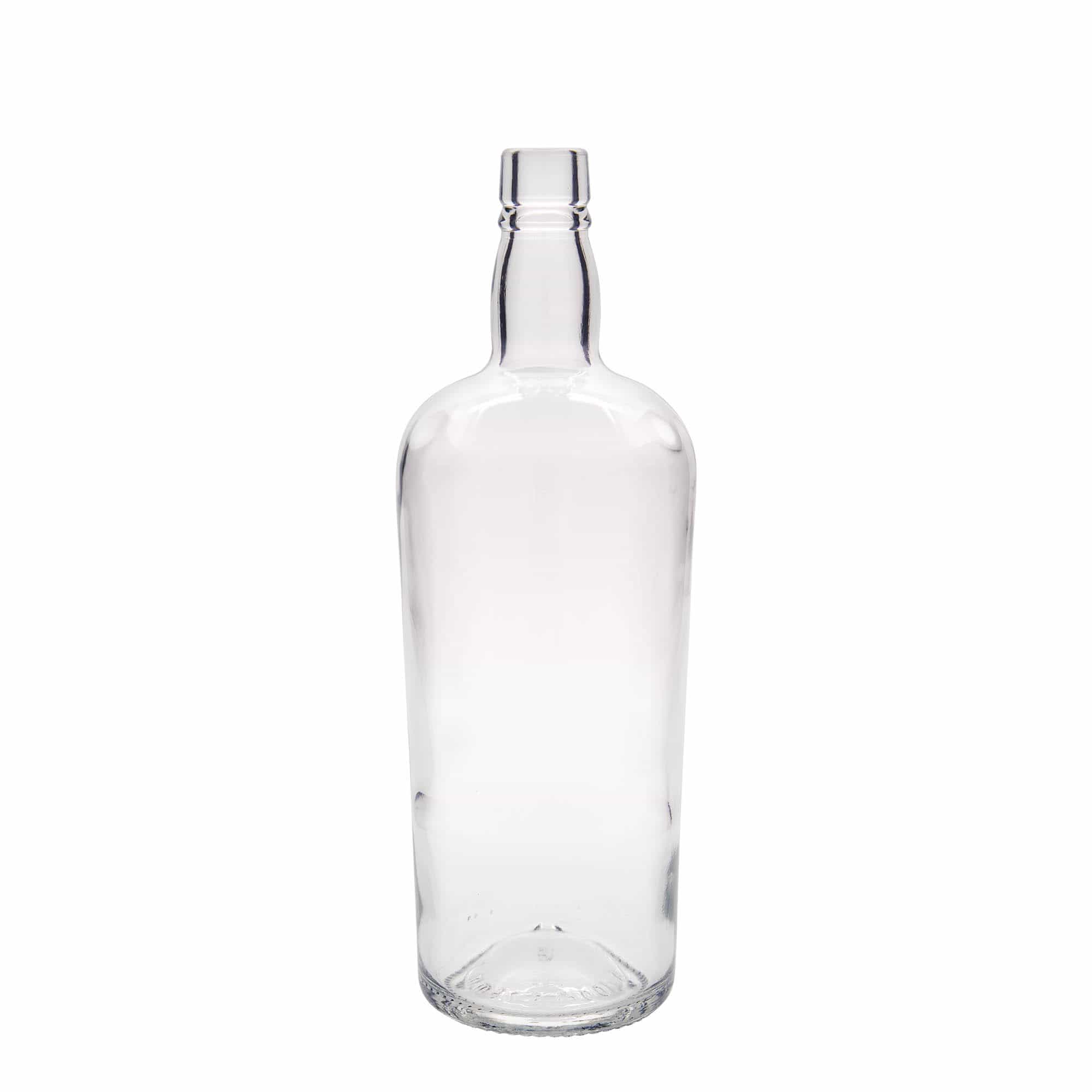 Botella de vidrio 'Edinburgh' de 1000 ml, boca: corcho