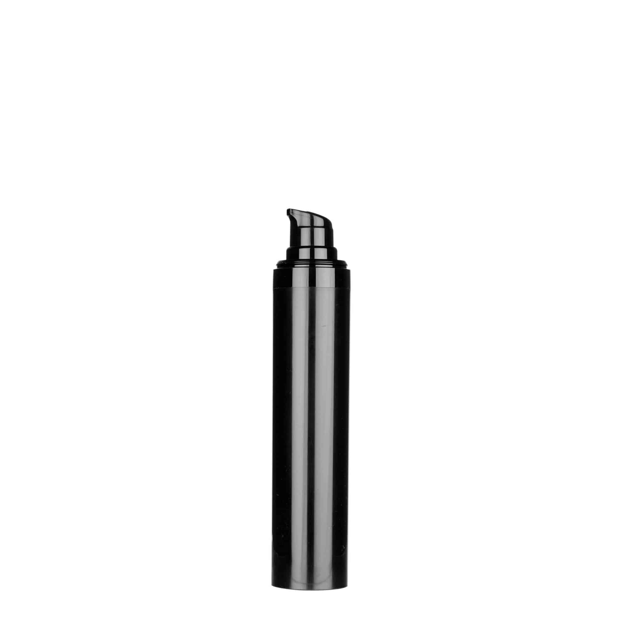 Dispensador Airless 'Micro' de 50 ml, plástico de PP, negro
