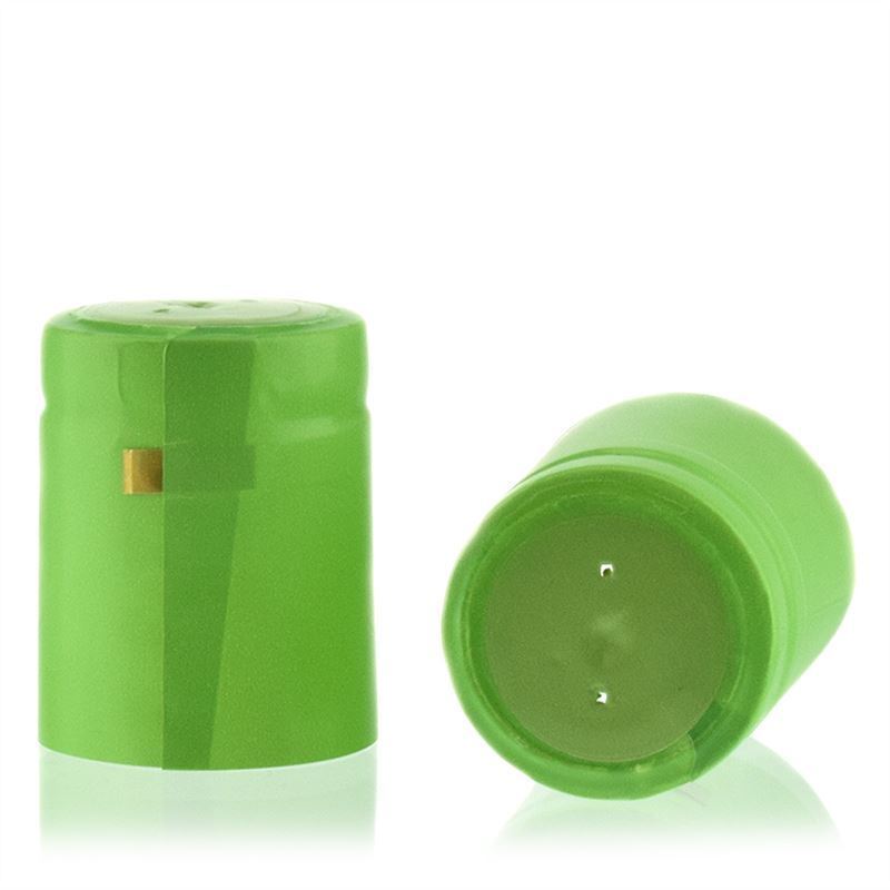 Cápsula termoencogible 32x41, plástico de PVC, verde lima