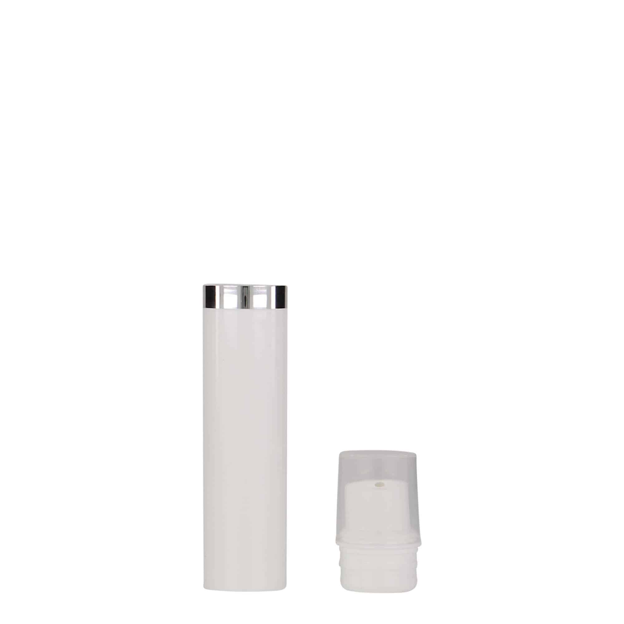 Dispensador Airless 'Nano' de 15 ml, plástico de PP, blanco