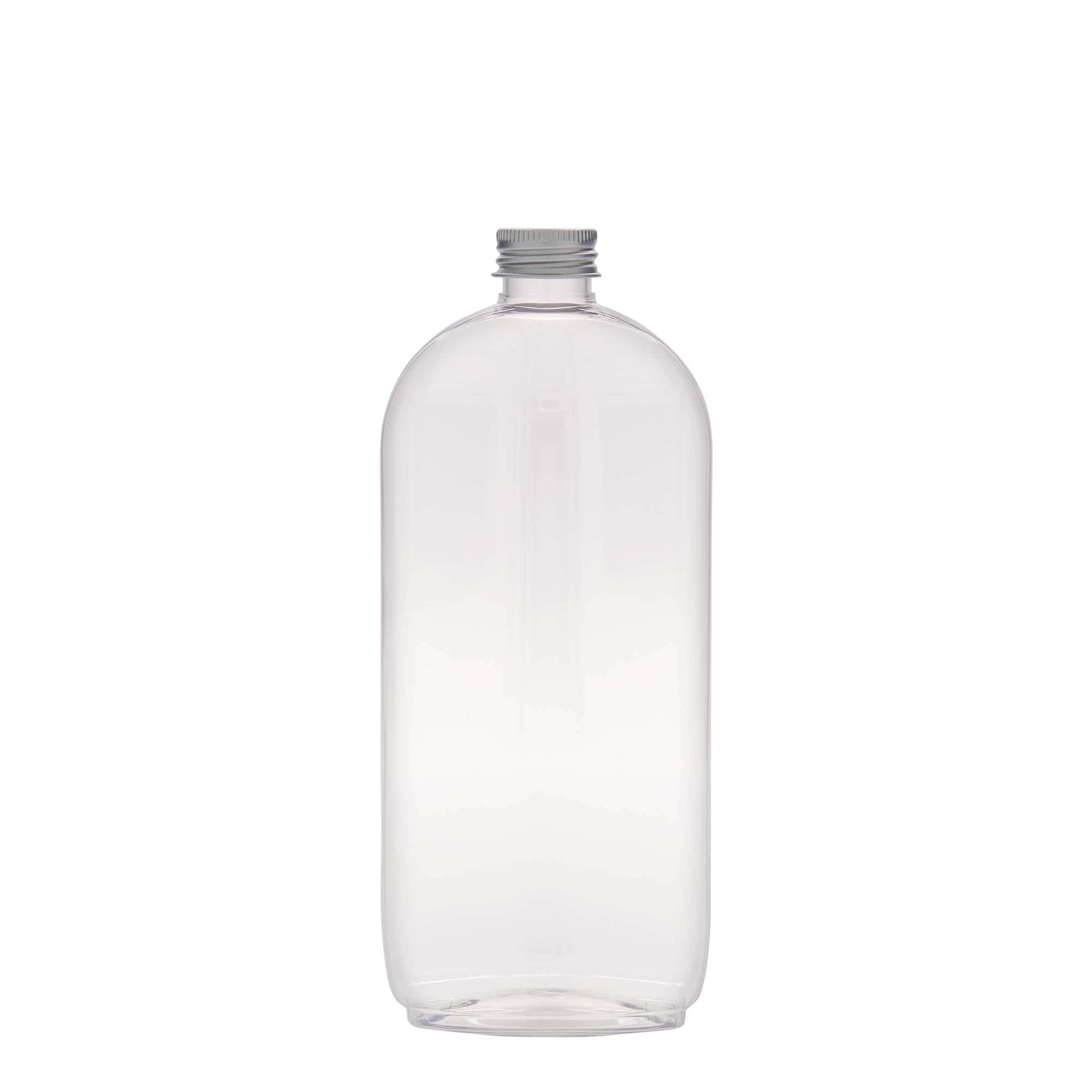 Botella de PET 'Iris' de 500 ml, ovalada, plástico, boca: GPI 24/410