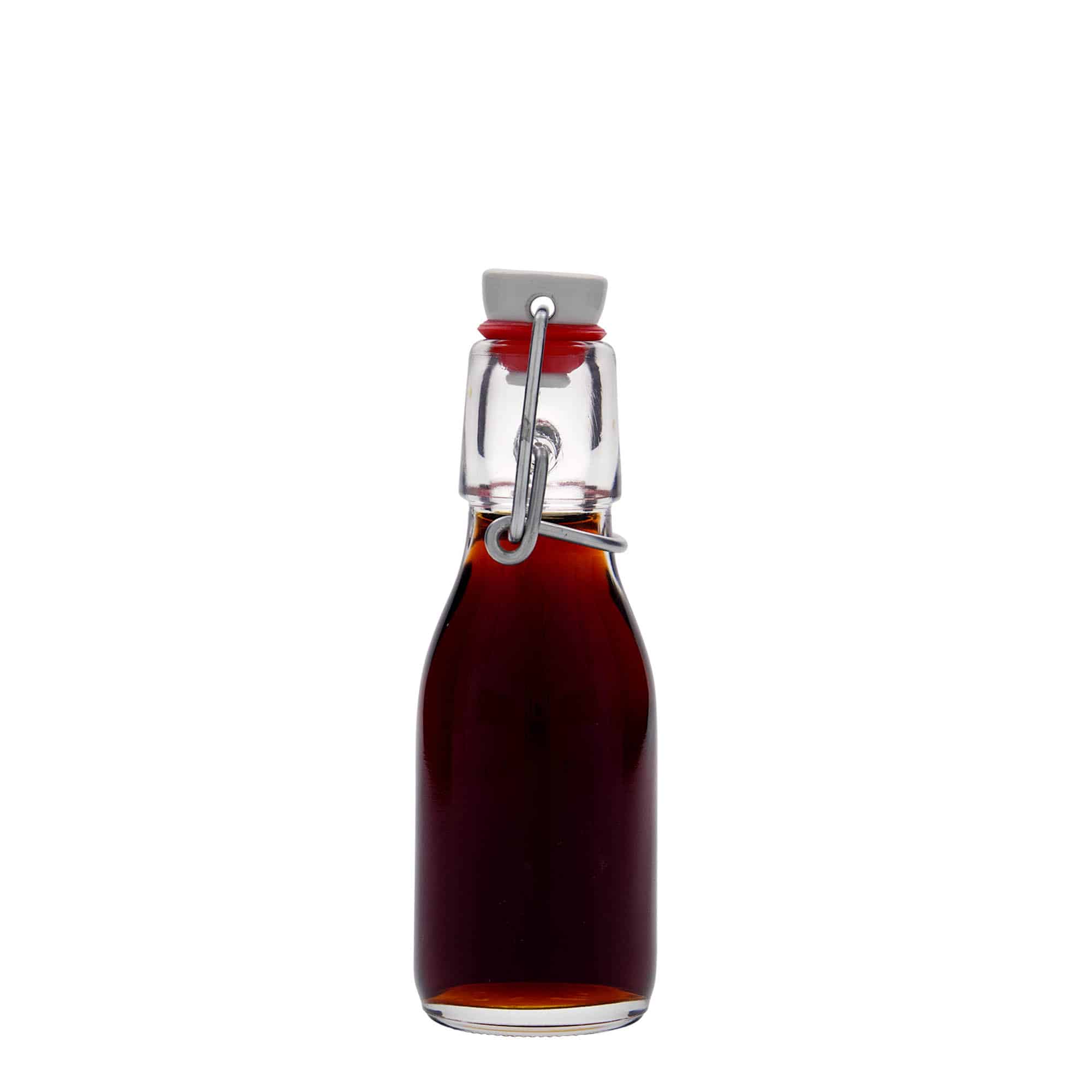 Botella de vidrio 'Paul' de 100 ml, boca: tapón mecánico