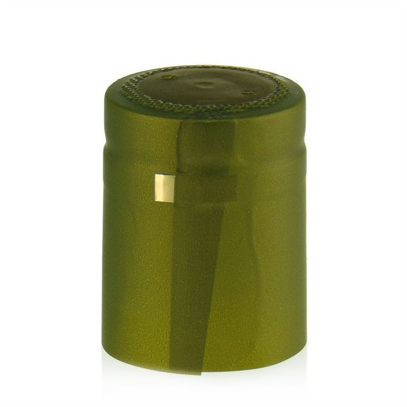 Cápsula termoencogible 32x41, plástico de PVC, verde oliva
