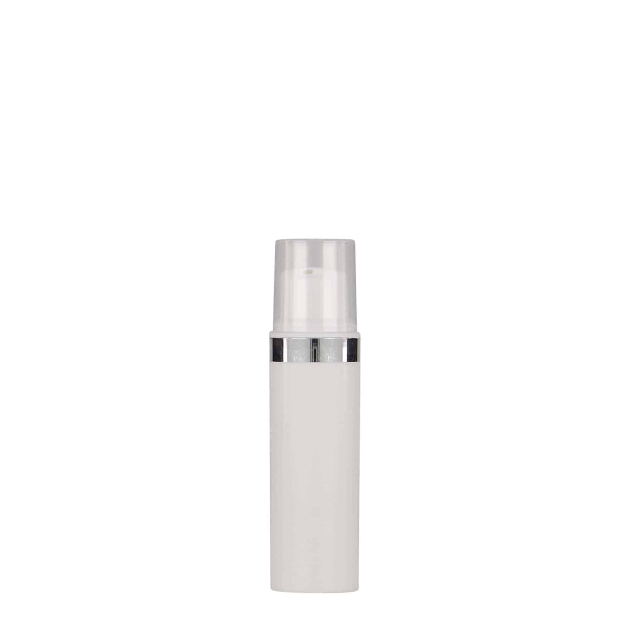 Dispensador Airless 'Nano' de 10 ml, plástico de PP, blanco