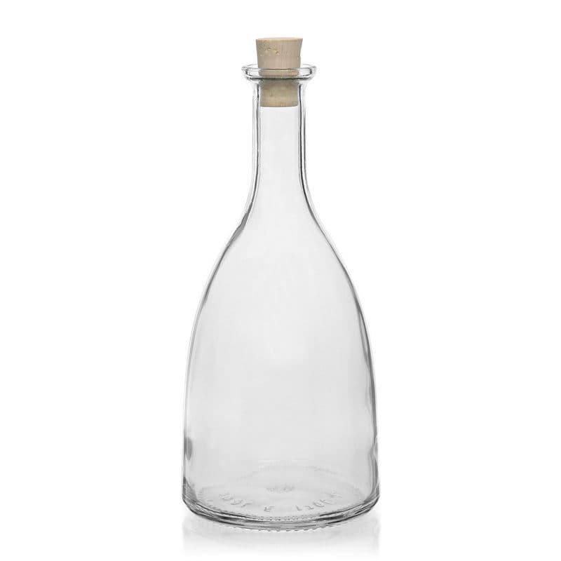 Botella de vidrio 'Viola' de 700 ml, boca: corcho