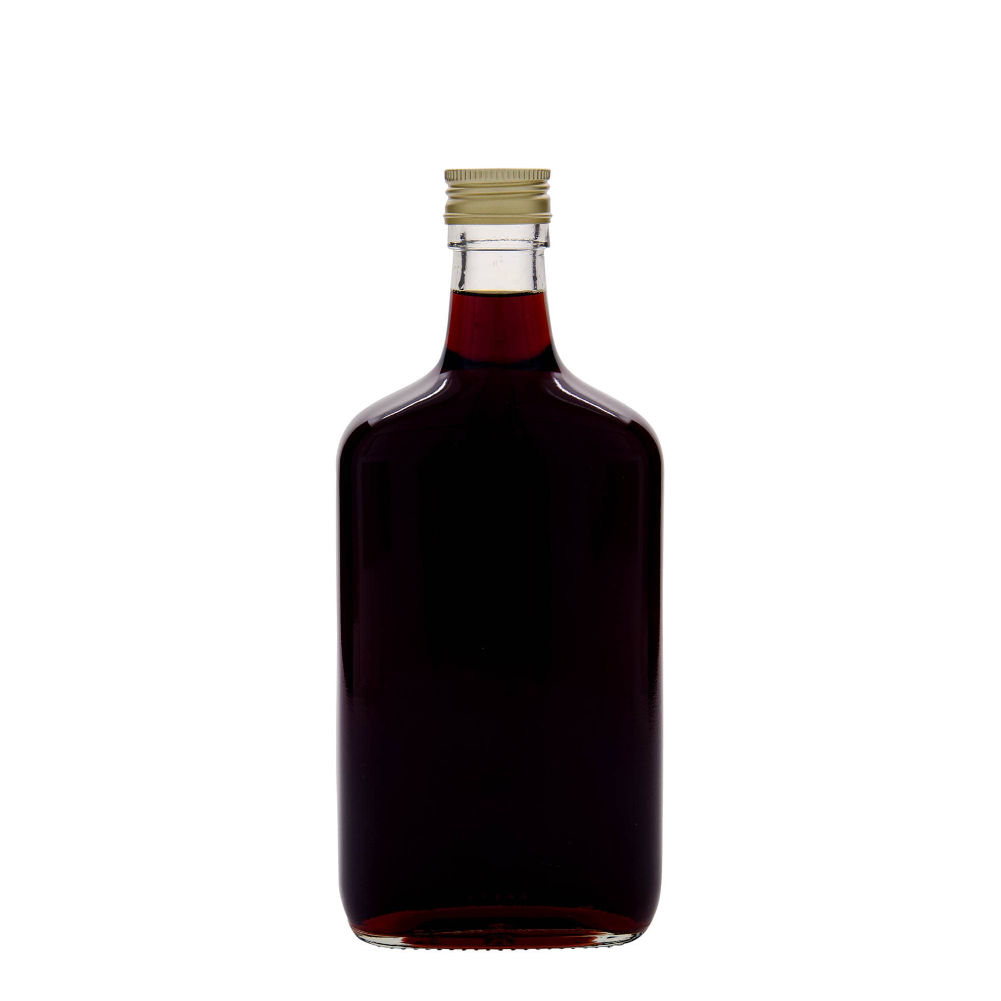 Botella de vidrio 'Amaretto' de 700 ml, rectangular, boca: PP 31,5