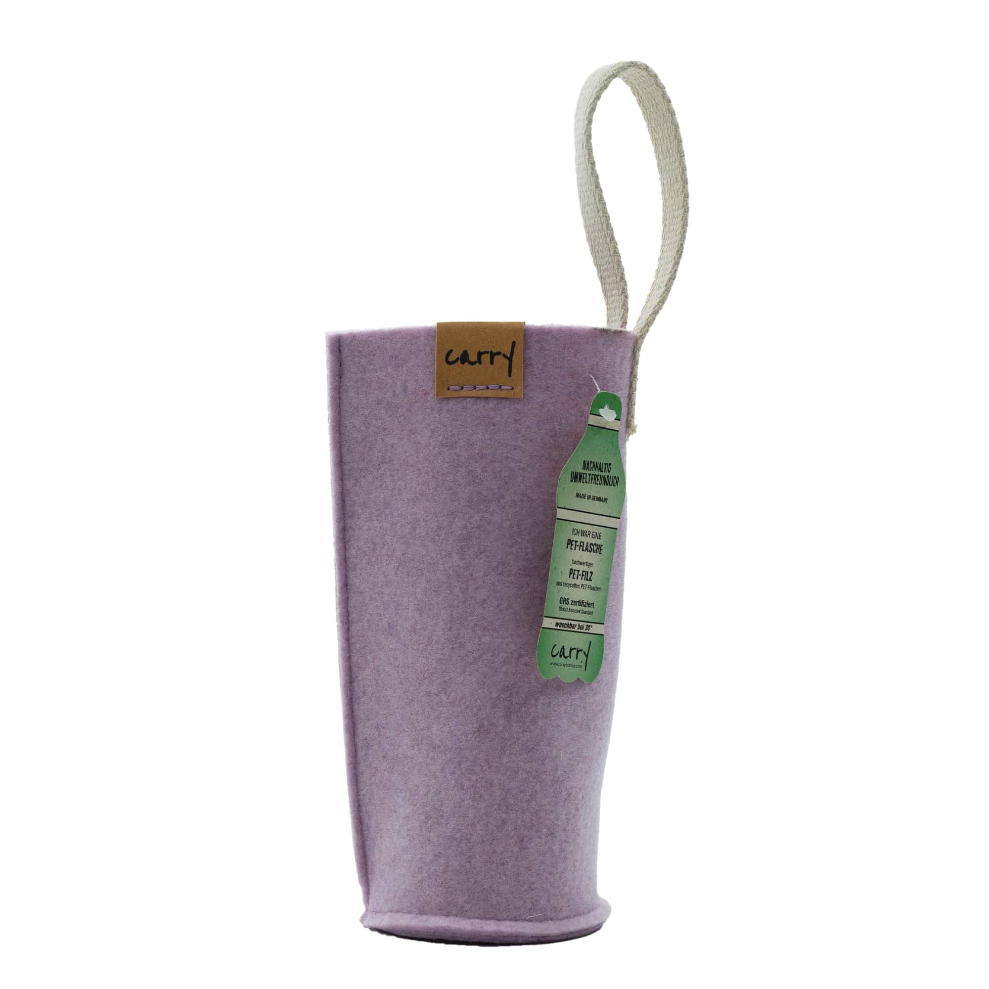 Funda para botella 'CARRY Sleeve', textil, magnolia