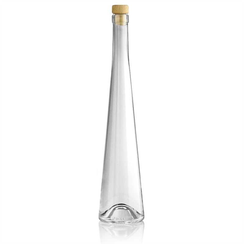 Botella de vidrio 'Dama Rondo' de 500 ml, boca: corcho