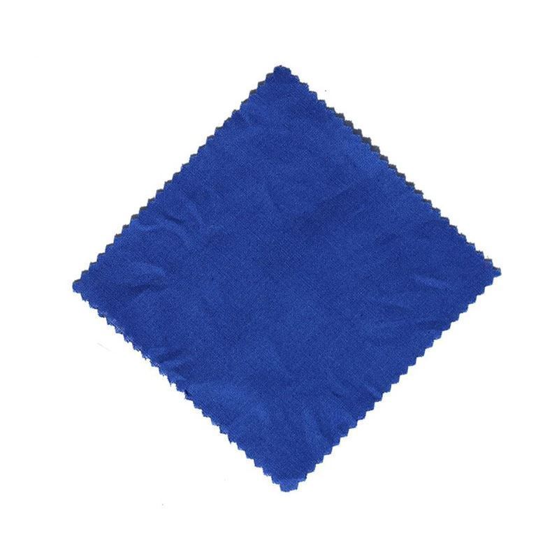 Cubretapas de tela 15x15, cuadrado, textil, azul oscuro, boca: TO58-TO82