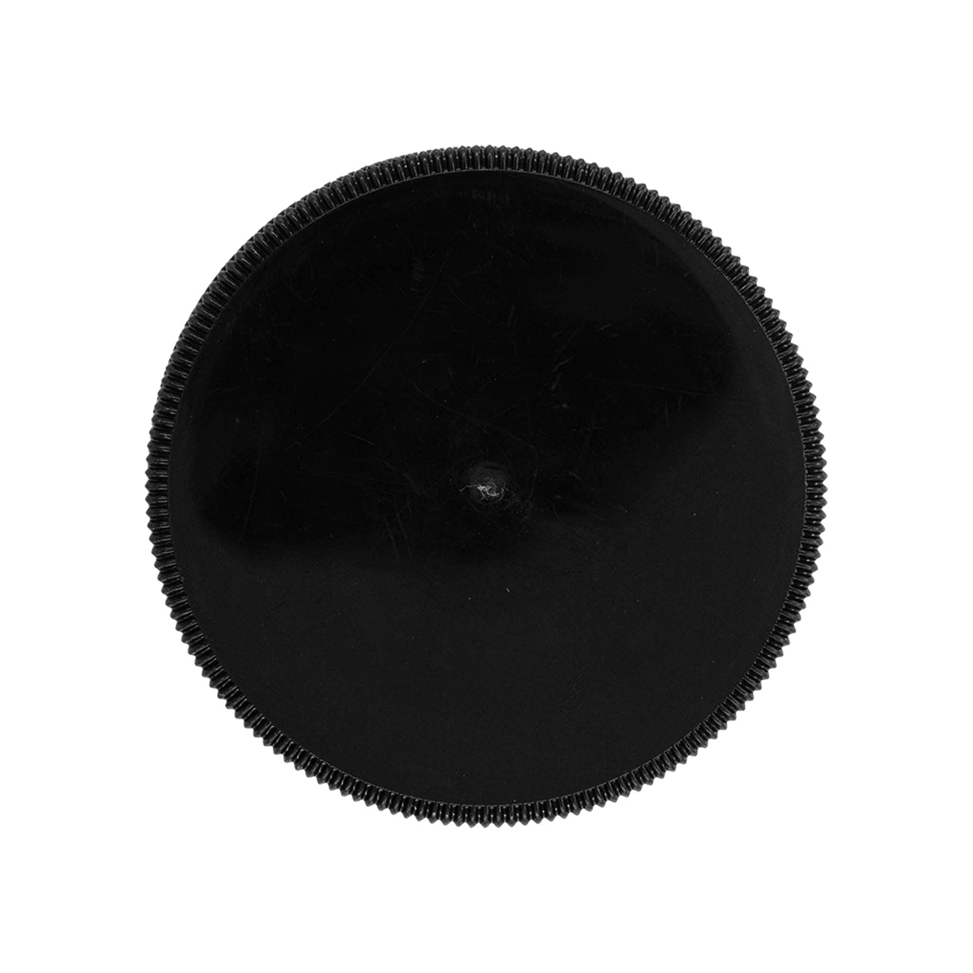 Tapón de rosca con disco de EPE, plástico de PP, negro, para boca: DIN 60