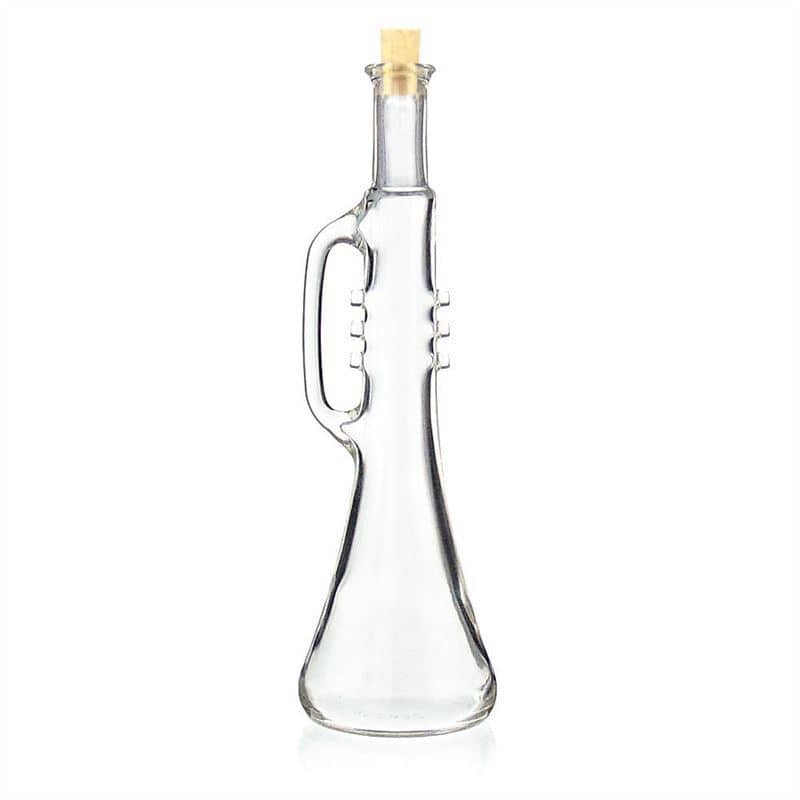 Botella de vidrio 'Trompeta' de 500 ml, boca: corcho