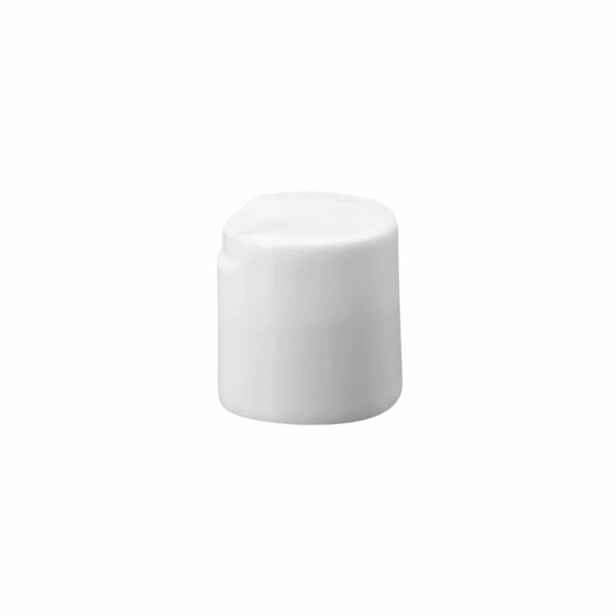 Tapón de rosca 'Disc Top', plástico de PP, blanco, para boca: GPI 24/410
