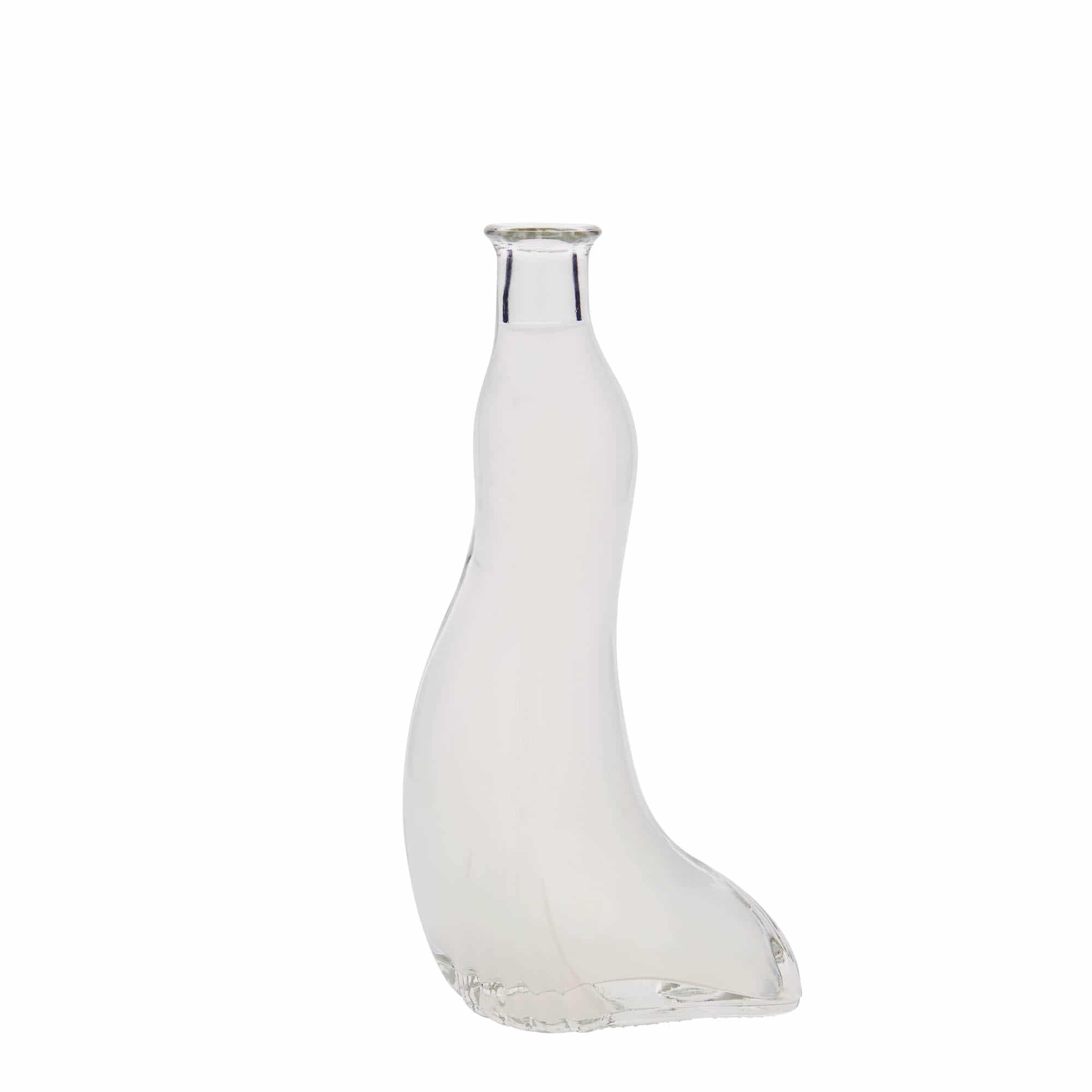 Botella de vidrio 'Foca' de 200 ml, boca: corcho