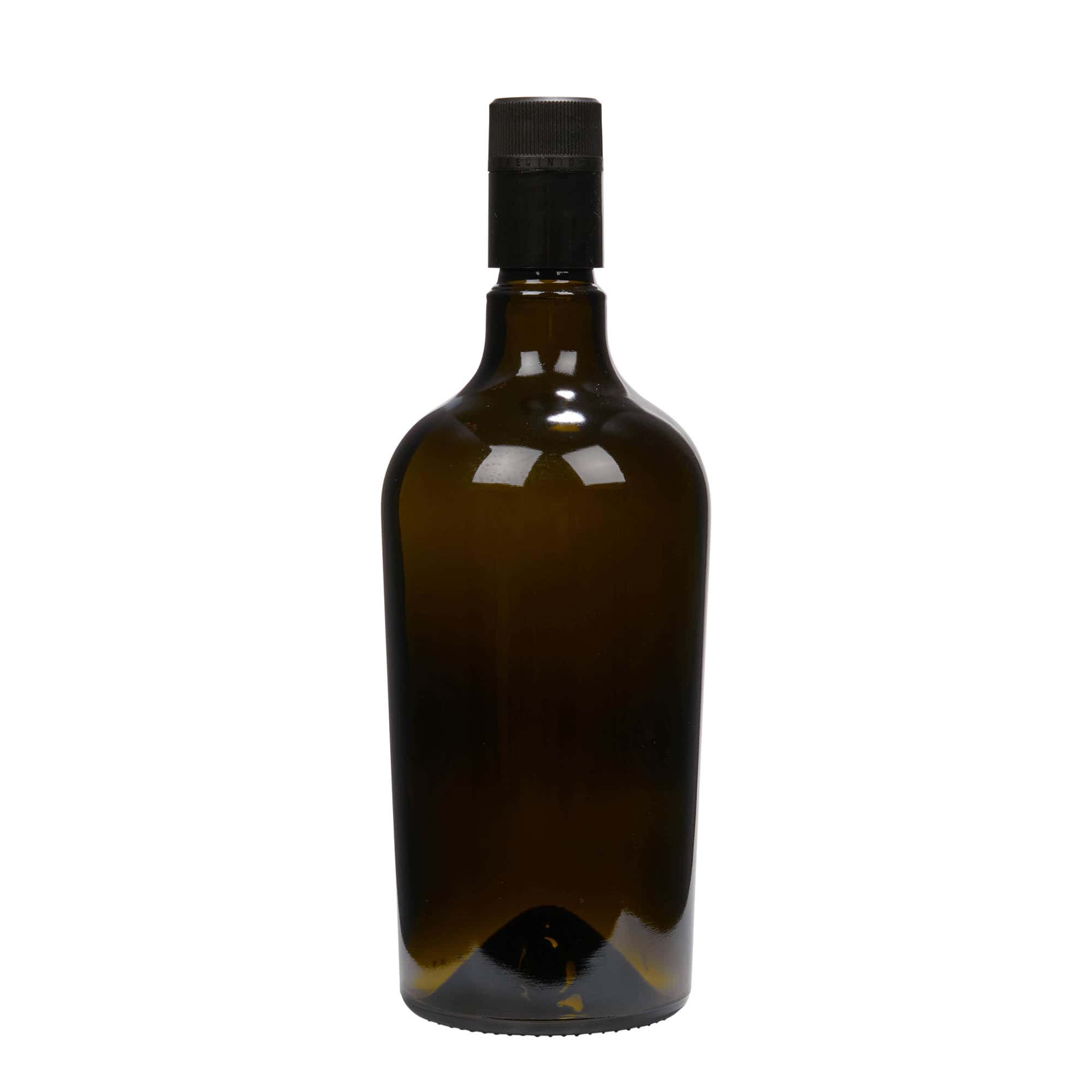 Aceitera/vinagrera 'Oleum' de 750 ml, vidrio, verde antiguo, boca: DOP