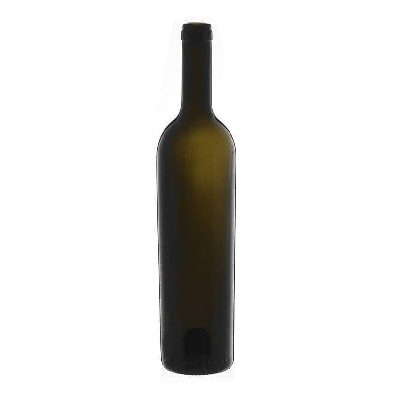 Botella de vino 'Liberty' de 750 ml, verde antiguo, boca: corcho