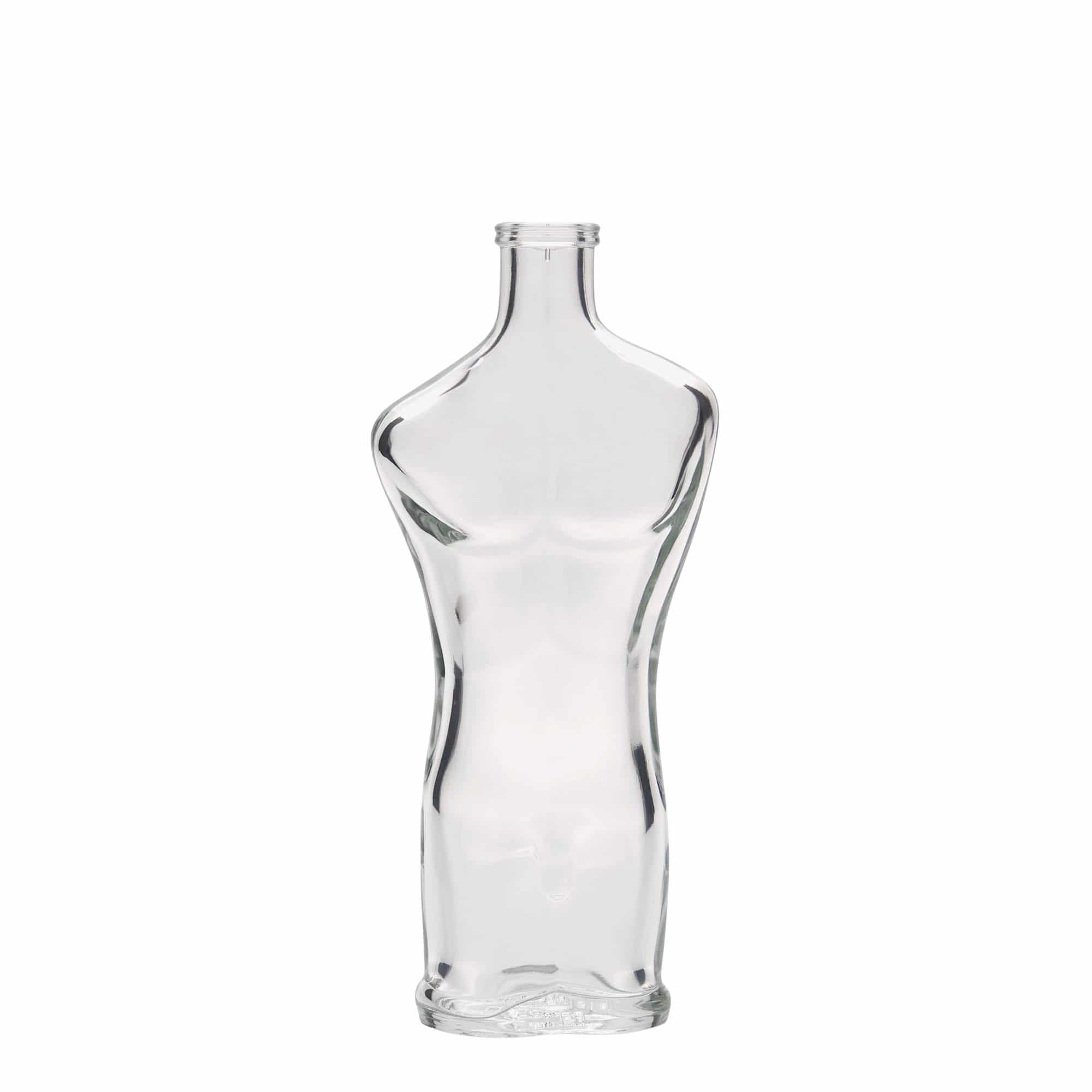Botella de vidrio 'Adam' de 200 ml, boca: corcho