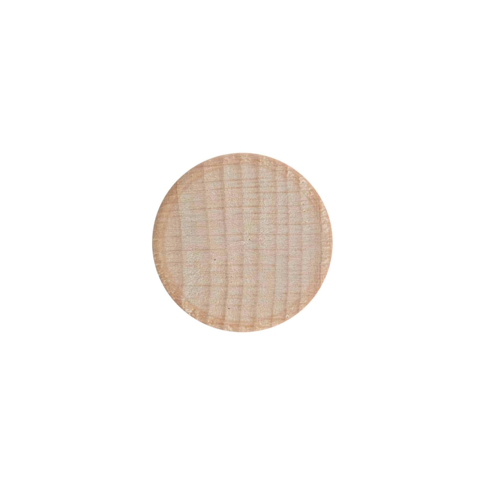 Tapón de rosca, madera, beige, para boca: GPI 28/400