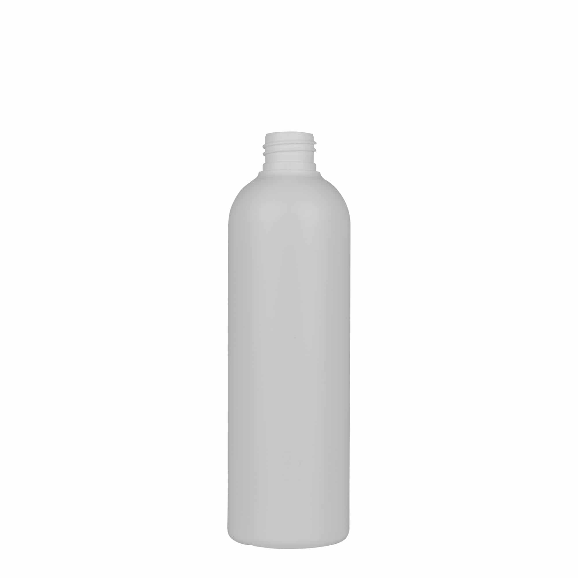 Botella de plástico 'Tuffy' de 300 ml, HDPE, blanco, boca: GPI 24/410