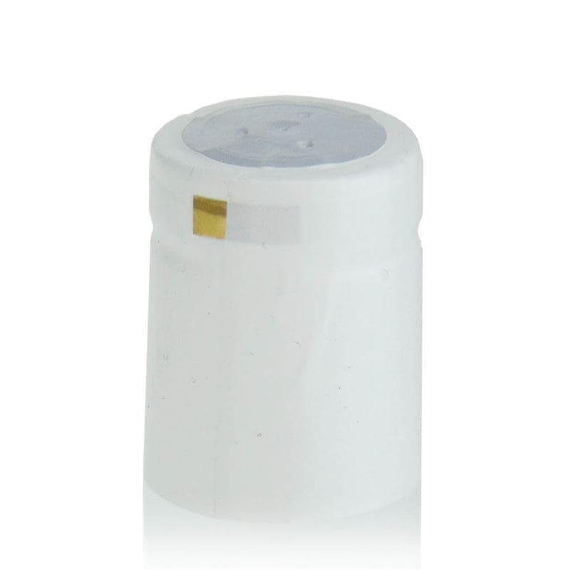 Cápsula termoencogible 32x41, plástico de PVC, blanco