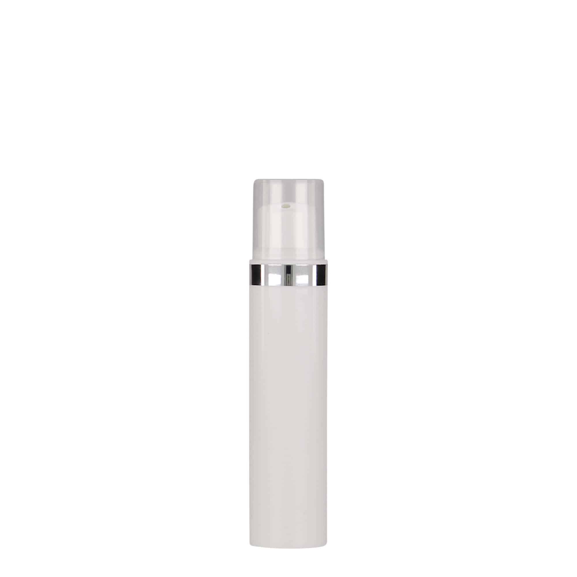 Dispensador Airless 'Nano' de 15 ml, plástico de PP, blanco