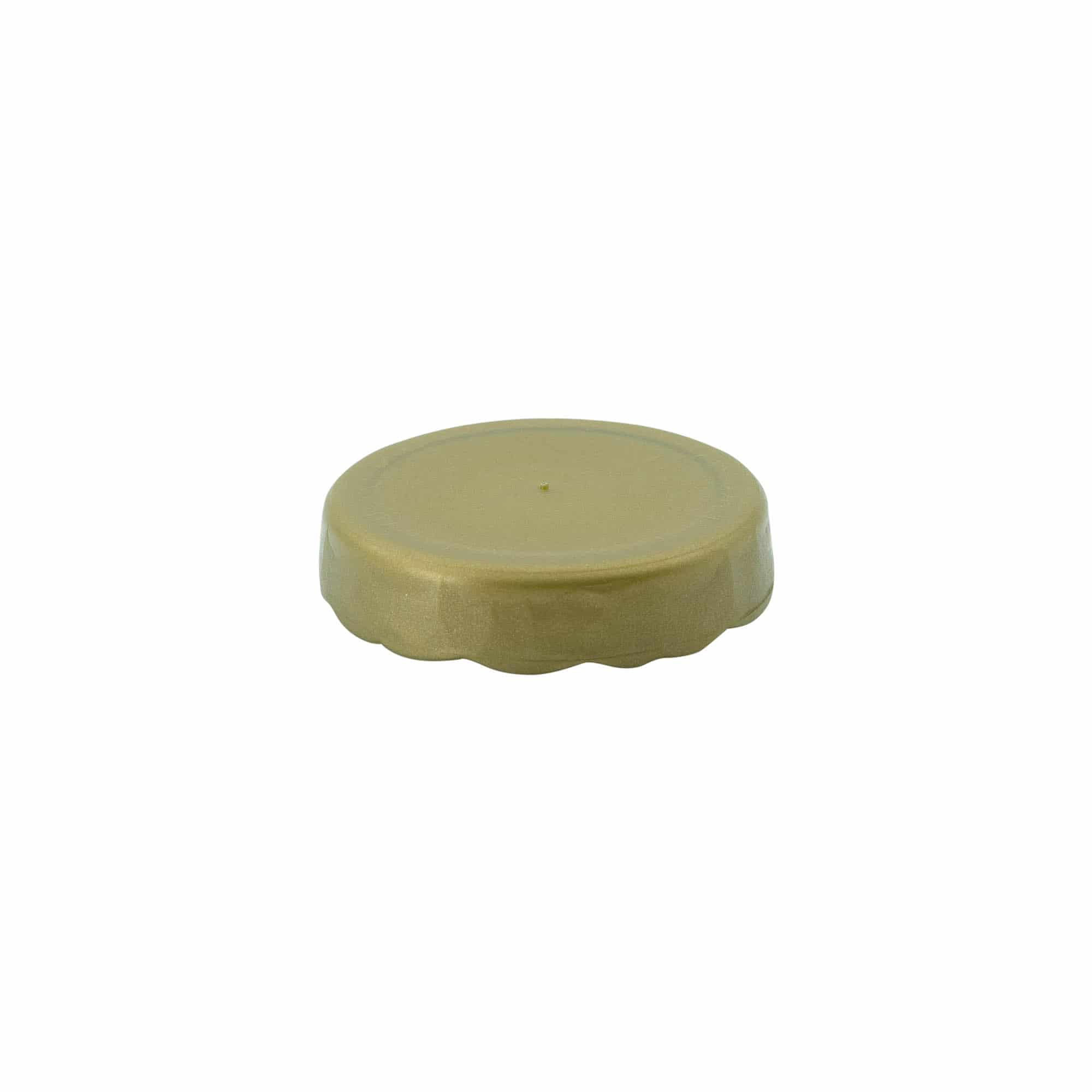 Capuchón para bote cerámico de cuello estrecho, HDPE, dorado