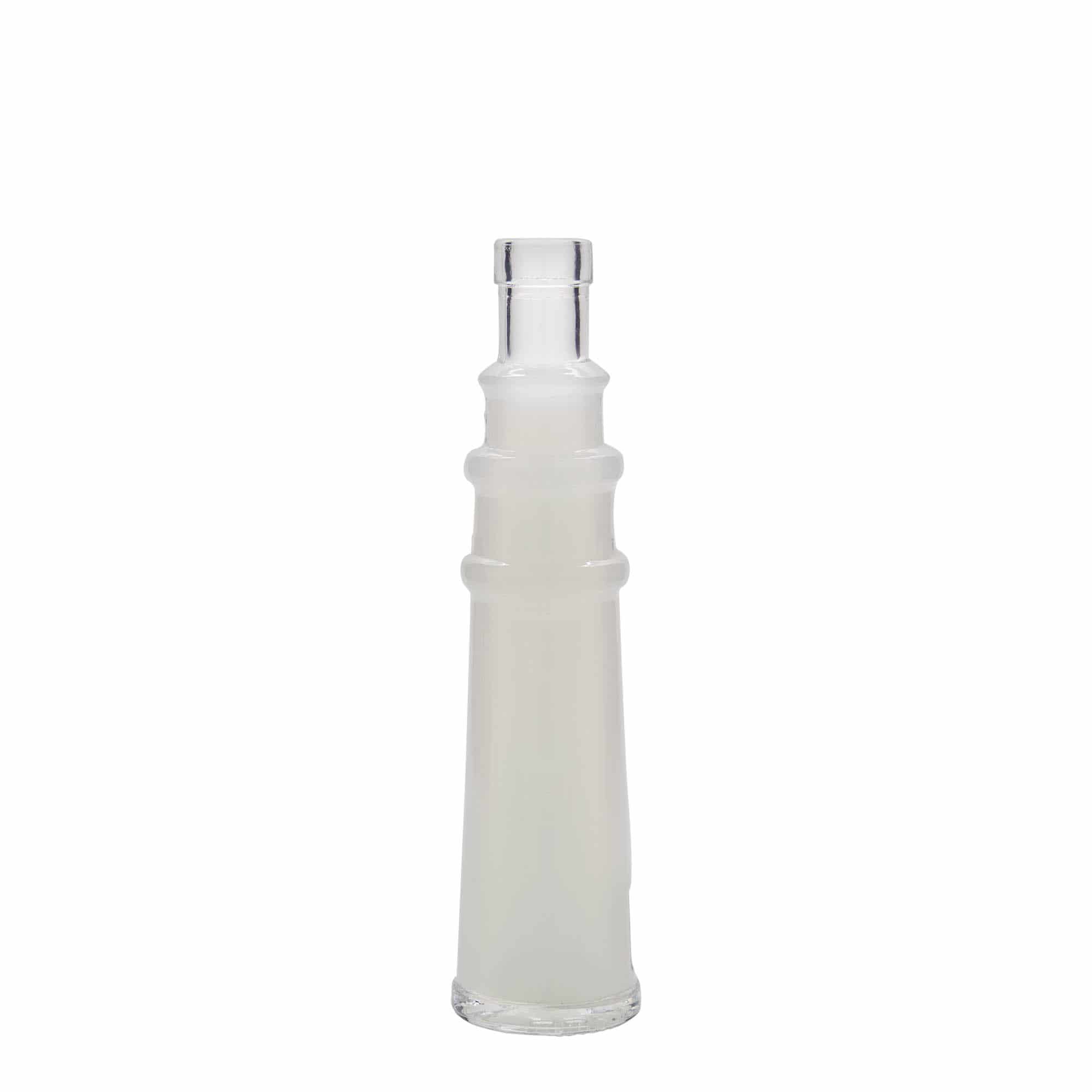 Botella de vidrio 'Faro' de 100 ml, boca: corcho