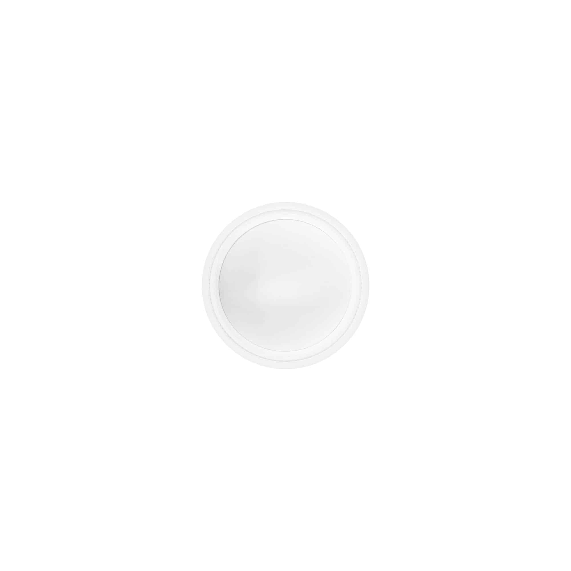 Tapón de rosca 10 ml, plástico de SAN, blanco