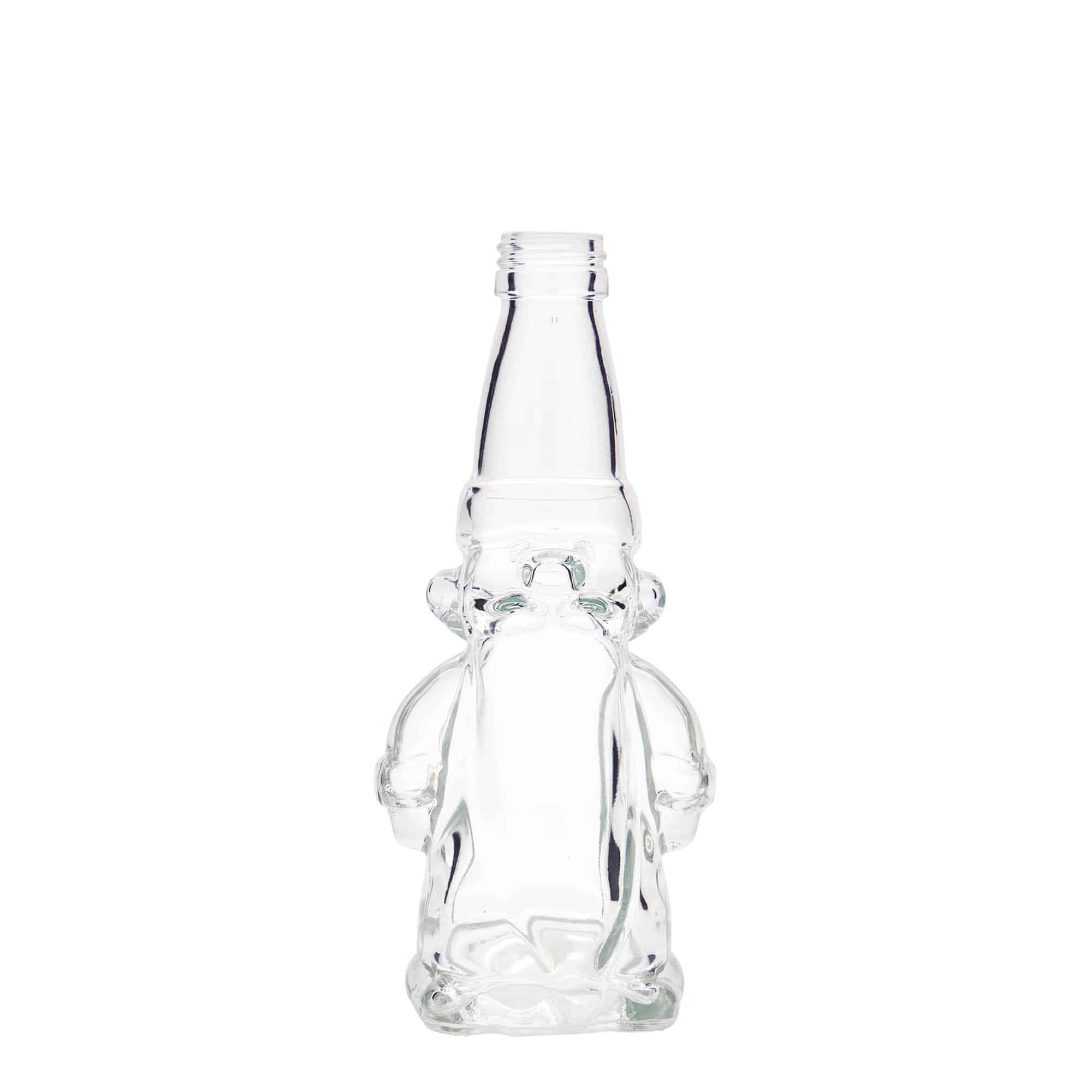 Botella de vidrio 'Gnomo de la Navidad' de 200 ml, boca: PP 28