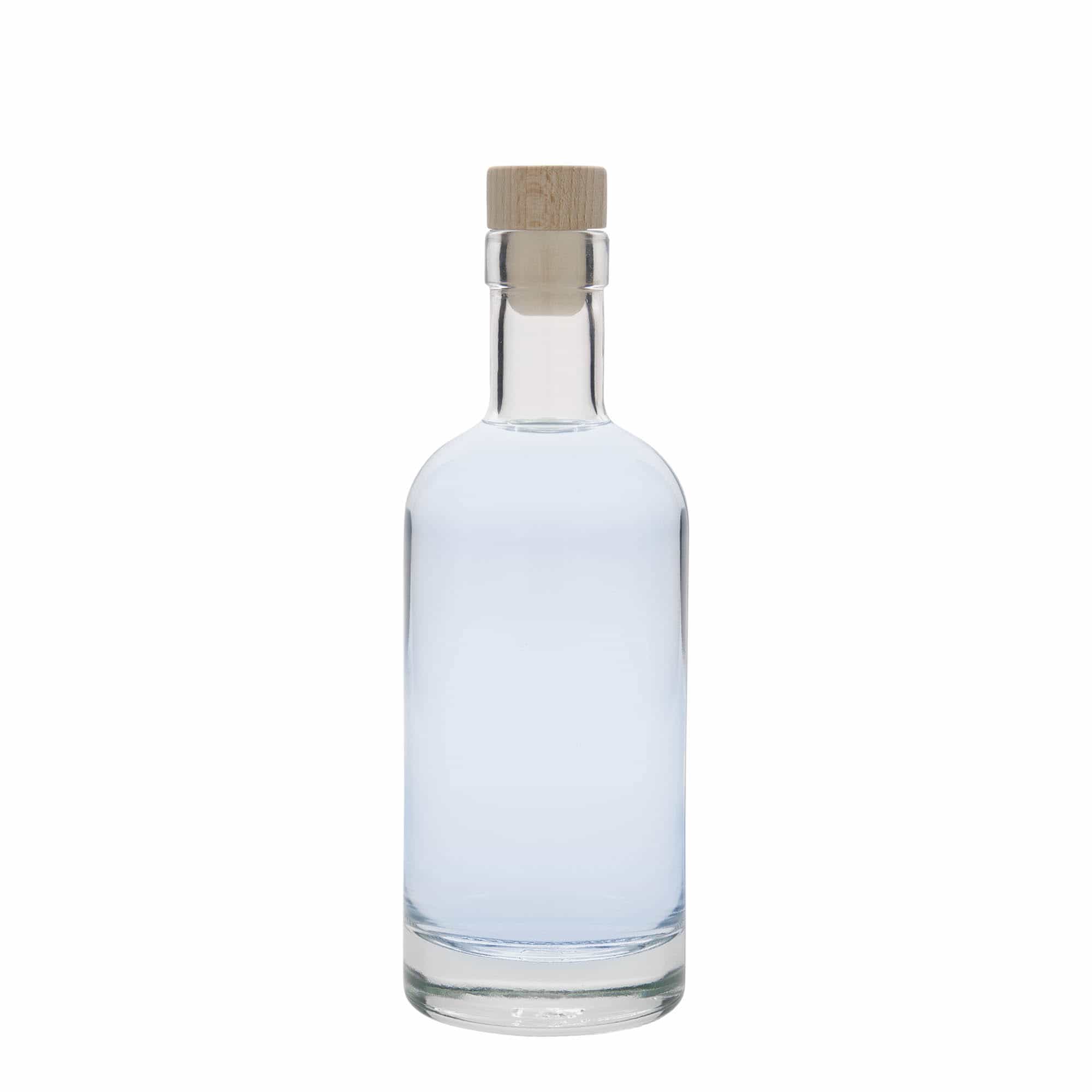 Botella de vidrio 'Linea Uno' de 350 ml, boca: corcho