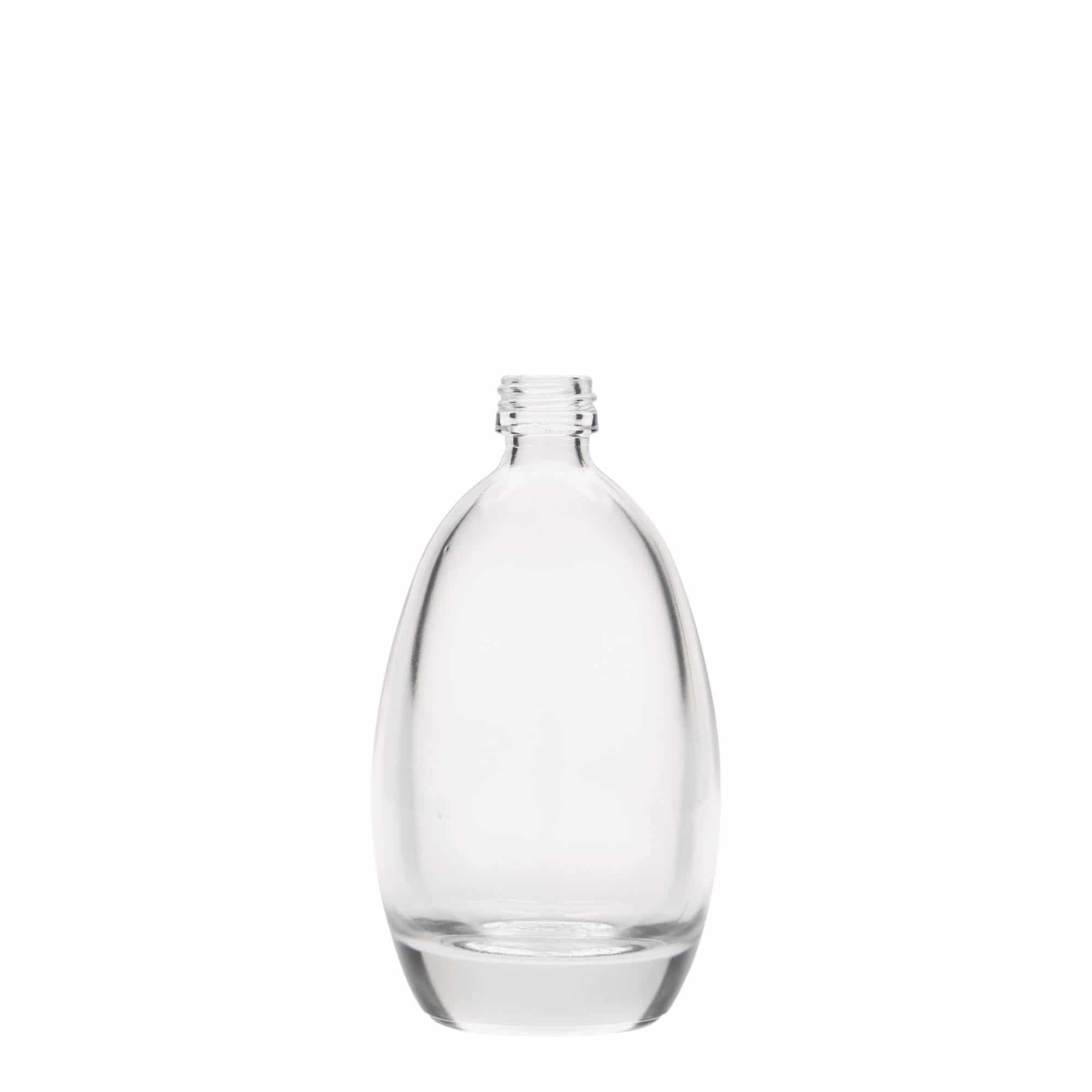 Botella de vidrio 'Huevo' de 100 ml, boca: PP 18