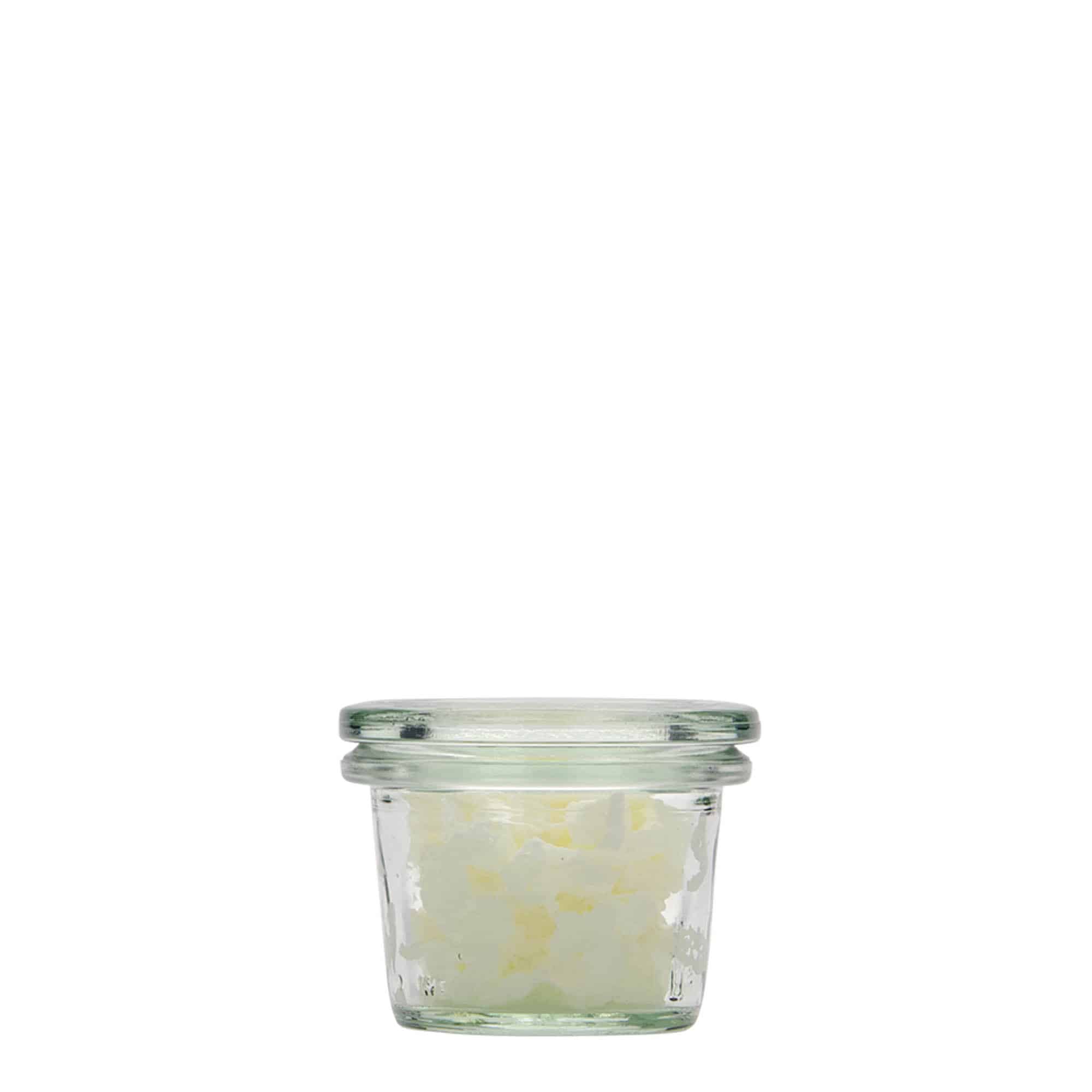 Tarro de vidrio cilíndrico WECK de 35 ml, boca: borde redondo
