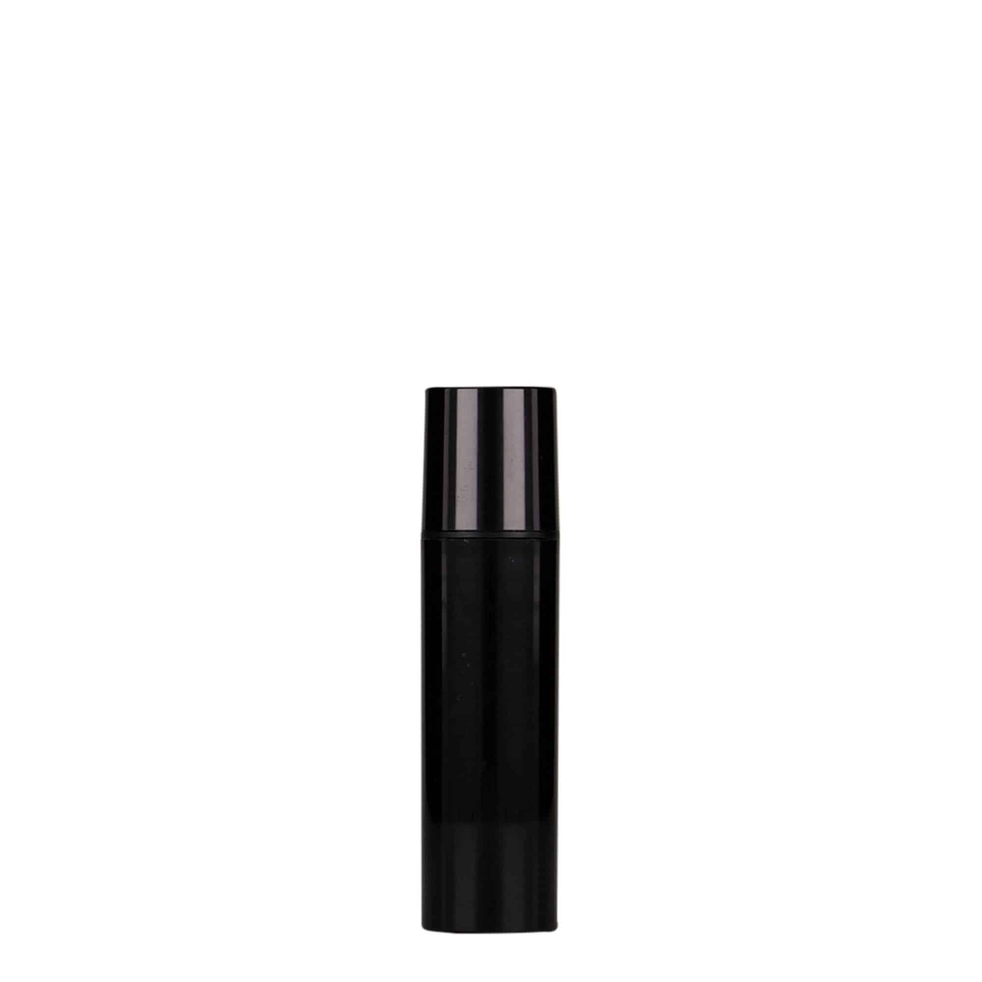 Dispensador Airless 'Nano' de 10 ml, plástico de PP, negro