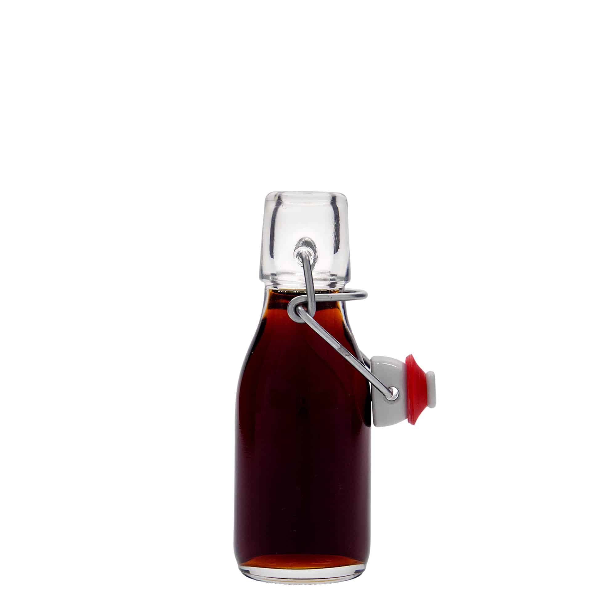 Botella de vidrio 'Paul' de 100 ml, boca: tapón mecánico