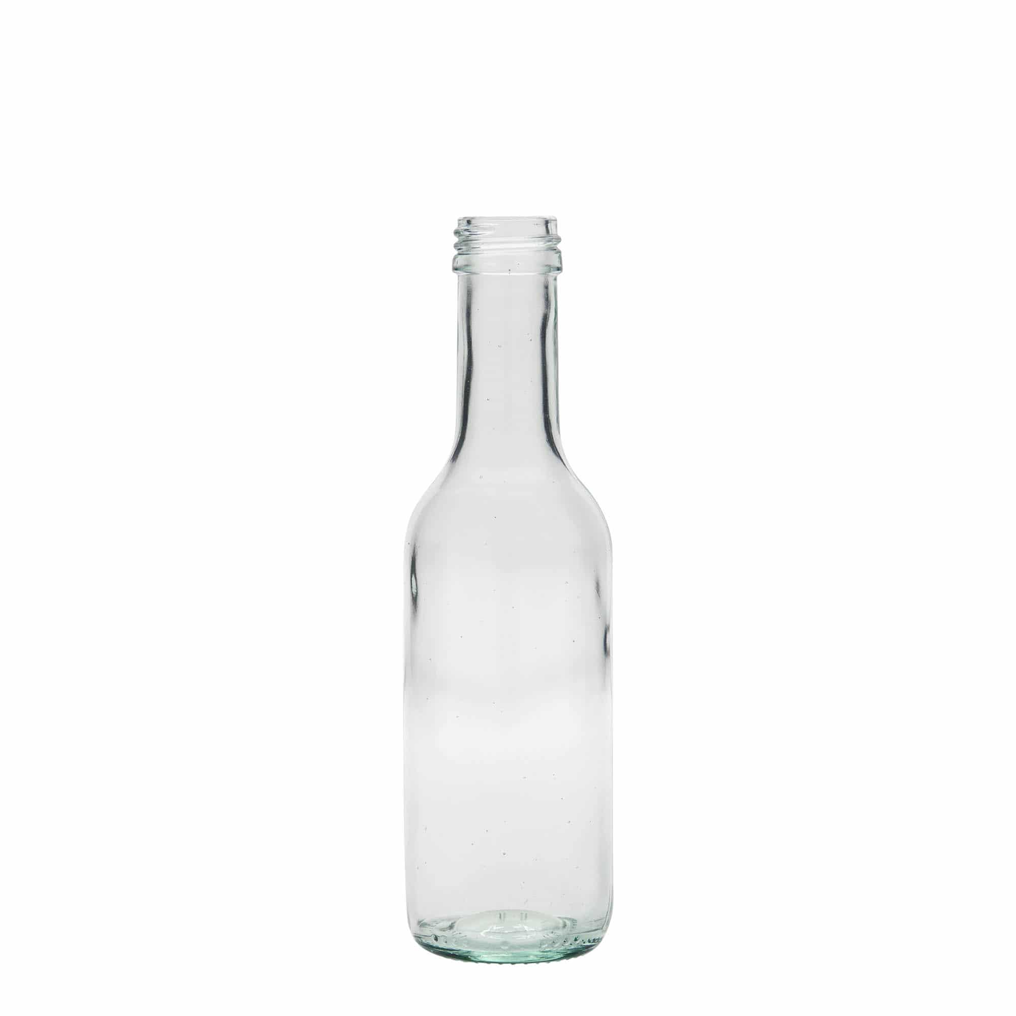 Botella de vidrio 'Bordeaux Airline' de 187 ml, boca: PP 28