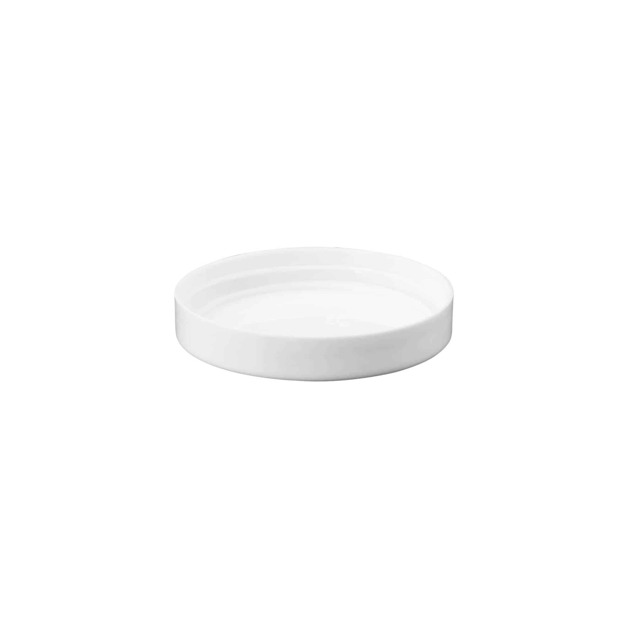 Tapón de rosca, plástico de PP, blanco, para boca: GPI 70/400