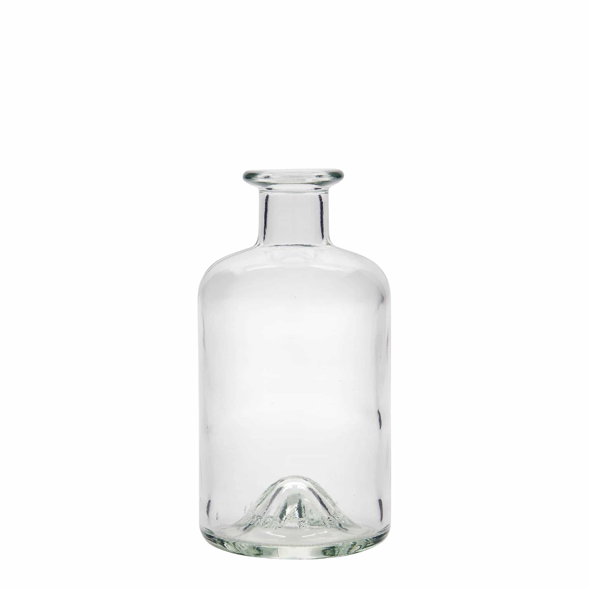 Botella de vidrio de farmacia de 350 ml, boca: corcho