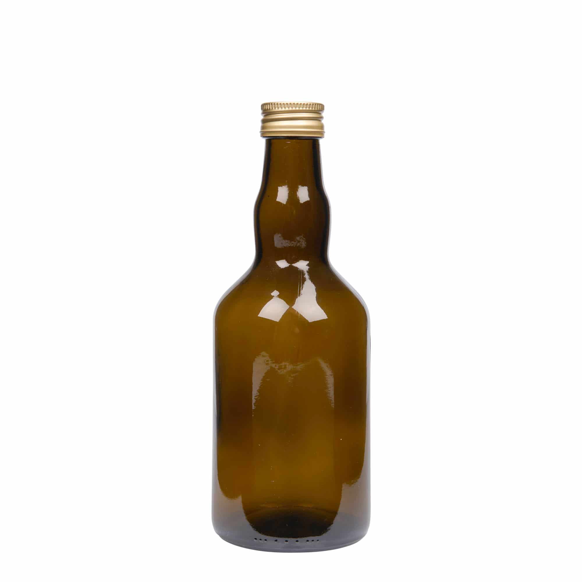 Botella de vidrio 'Olona' de 500 ml, verde antiguo, boca: PP 31,5