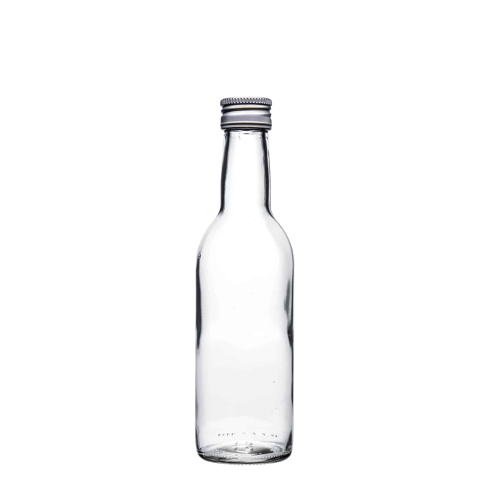 Botella de vidrio 'Bordeaux' de 250 ml, boca: PP 28