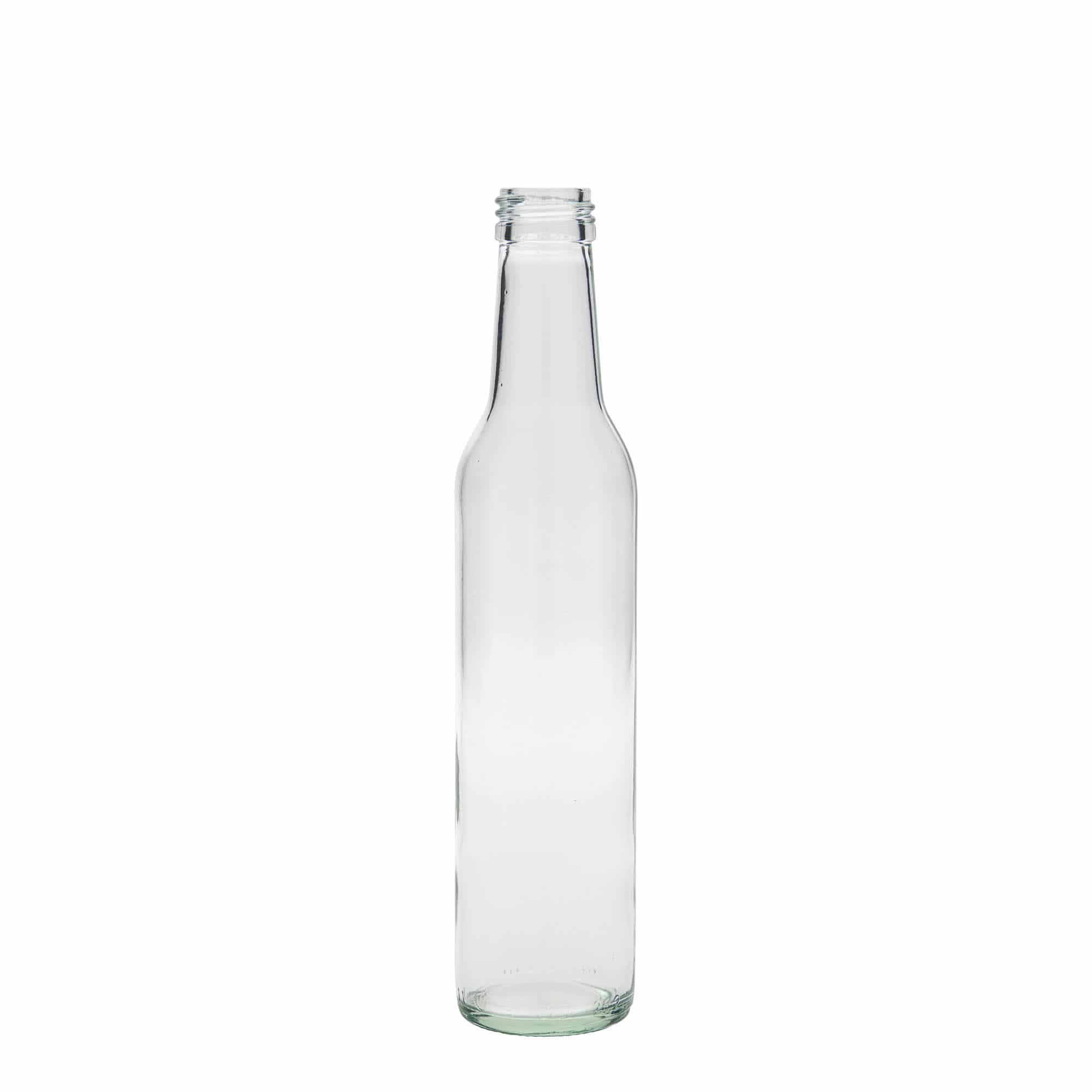 Botella de vidrio 'Cilindrica' de 250 ml, boca: PP 28