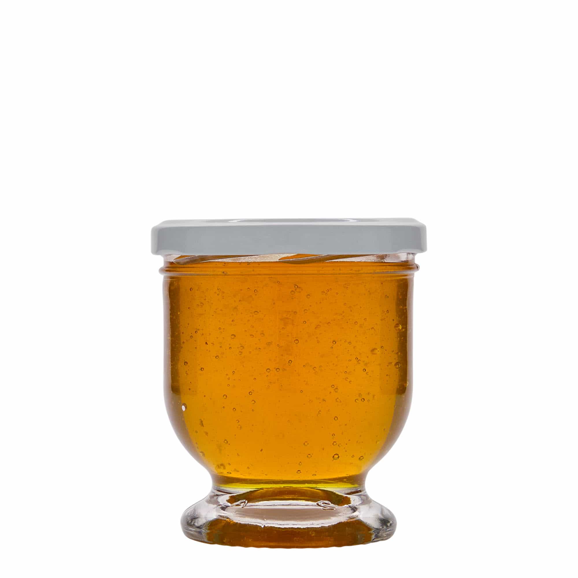 Tarro de vidrio cilíndrico 'Nocca' de 250 ml, boca: Twist-Off (TO 82)
