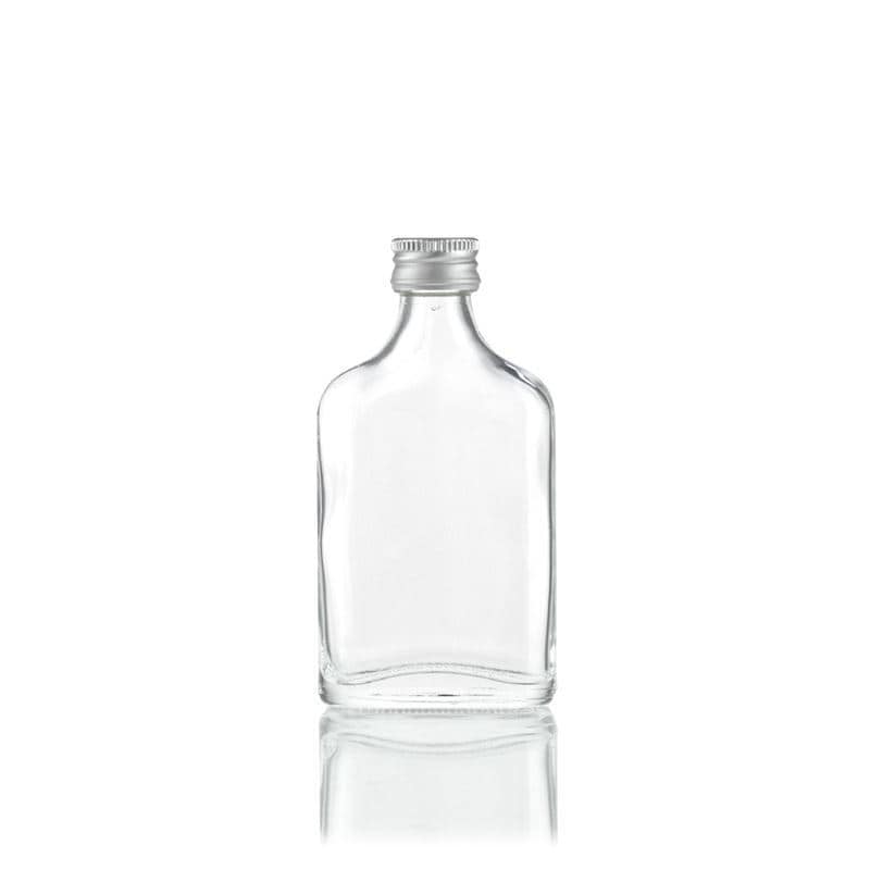 Botella de bolsillo de 40 ml, rectangular, boca: PP 18