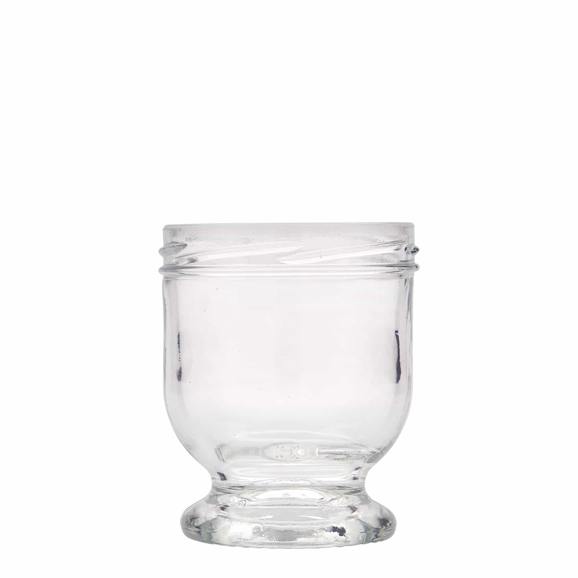 Tarro de vidrio cilíndrico 'Nocca' de 250 ml, boca: Twist-Off (TO 82)