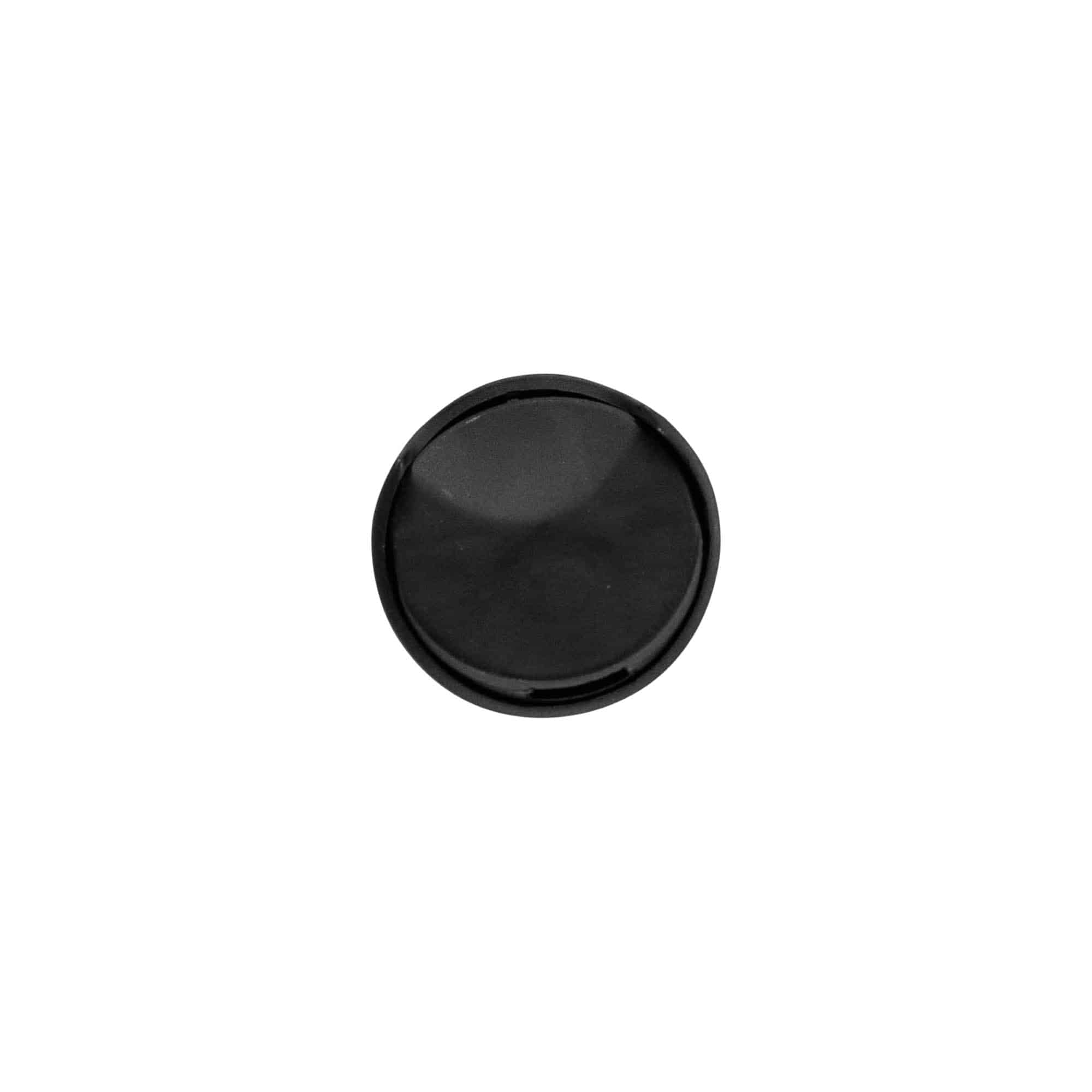 Tapón de rosca 'Disc Top', plástico de PP, negro, para boca: GPI 24/410