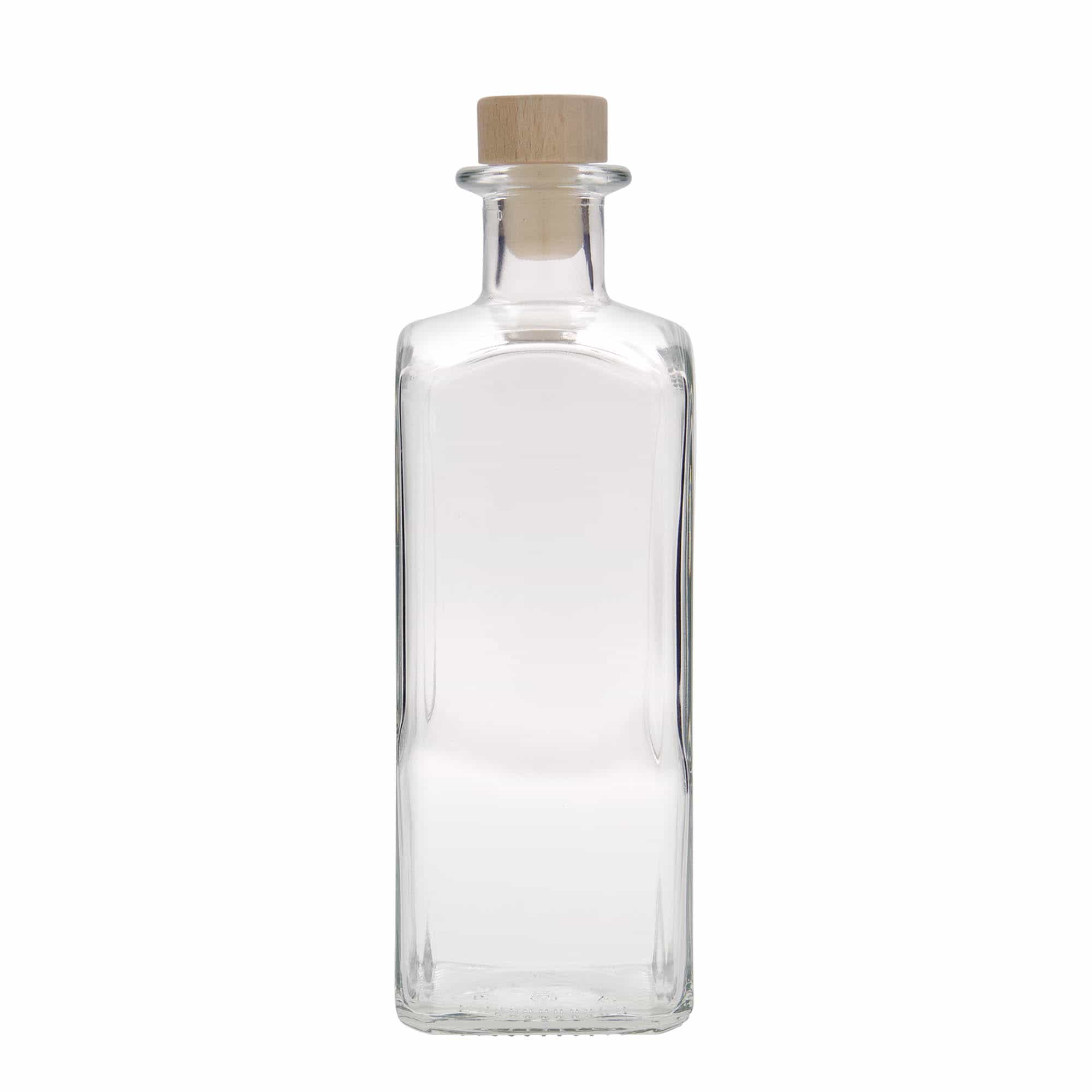 Botella de vidrio 'Linus' de 200 ml, boca: corcho