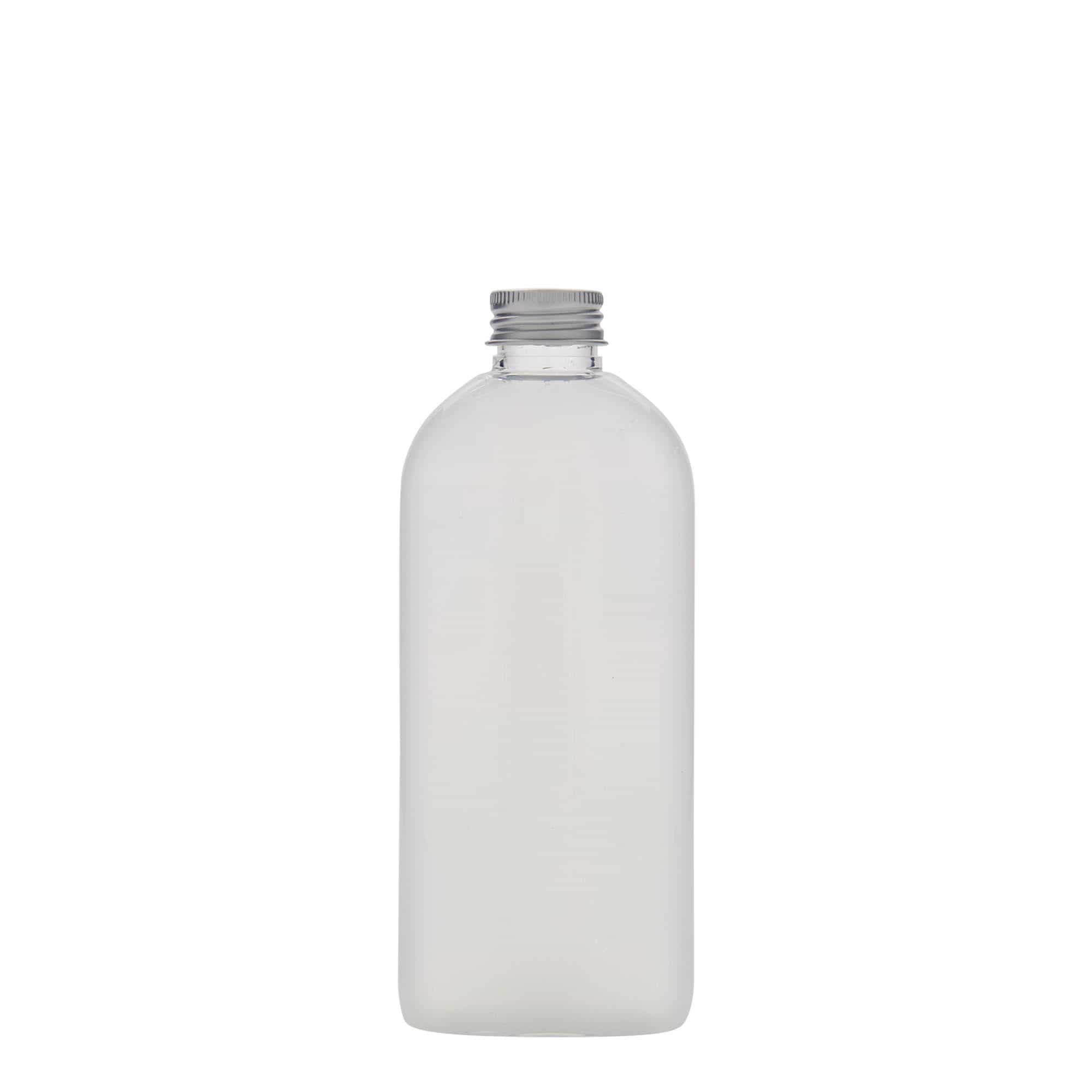 Botella de PET 'Iris' de 250 ml, ovalada, plástico, boca: GPI 24/410